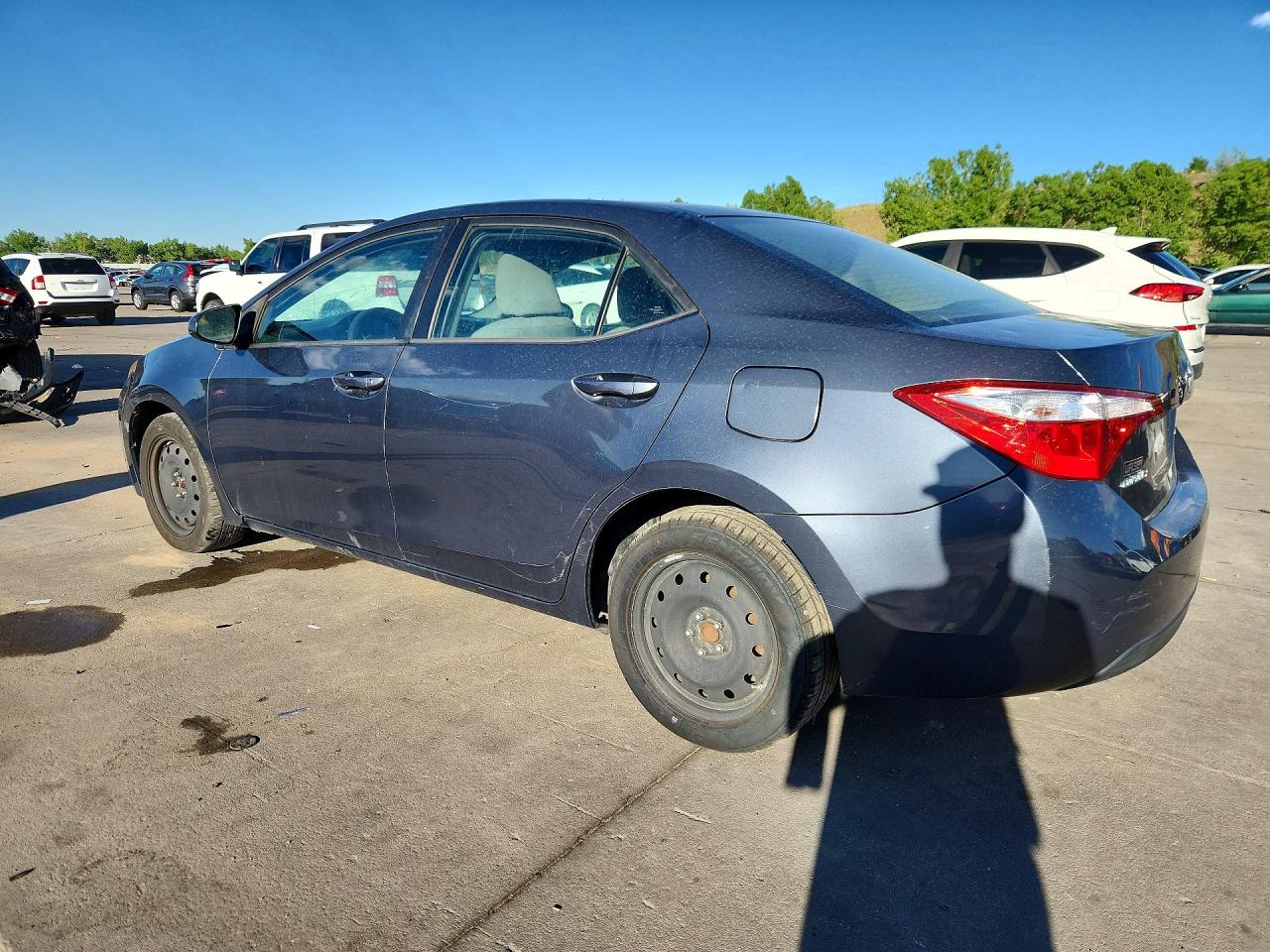 2014 Toyota Corolla Le Blue vin: 5YFBURHE6EP088972
