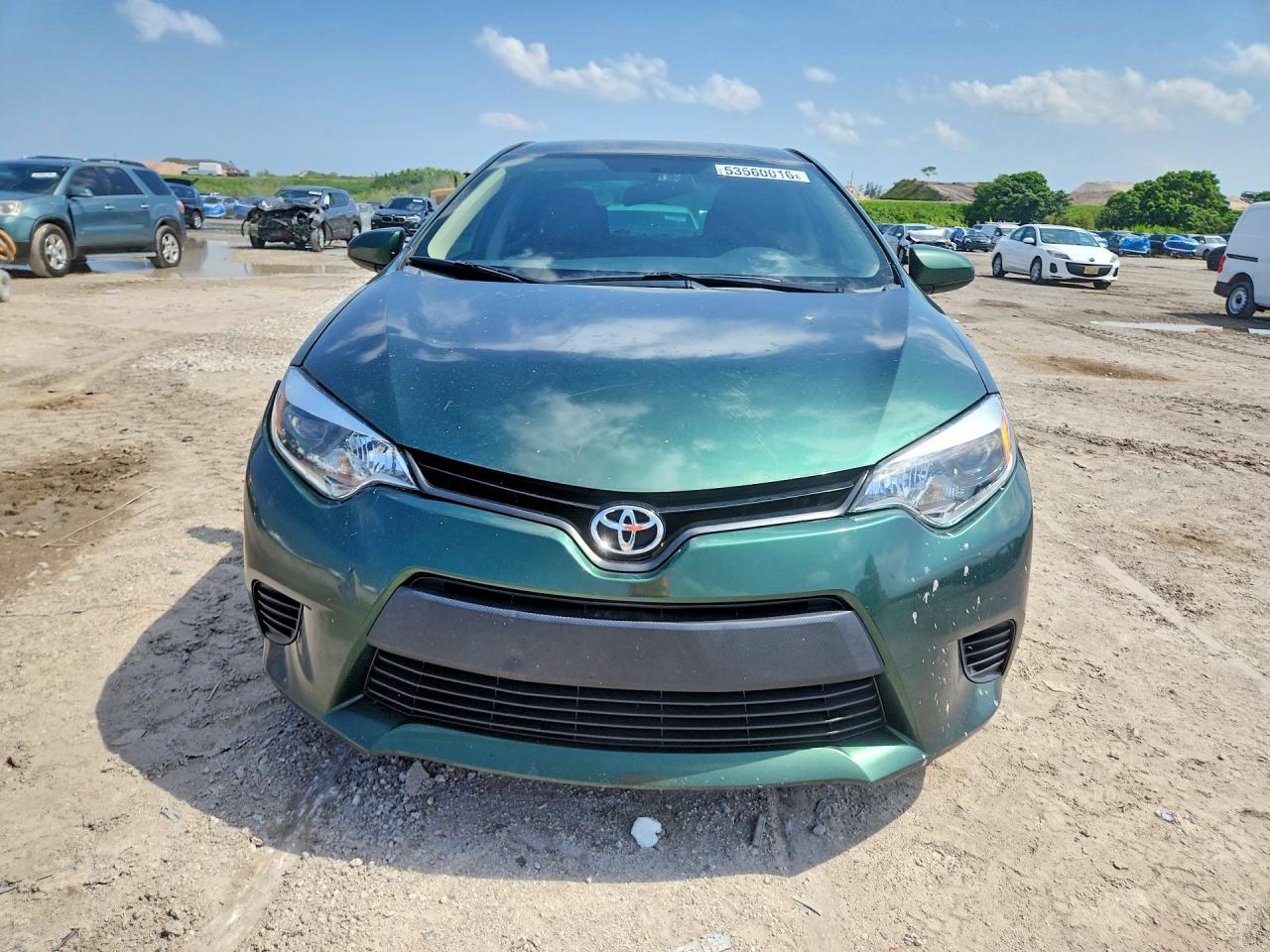 2014 Toyota Corolla Le Green vin: 5YFBURHE6EP103969