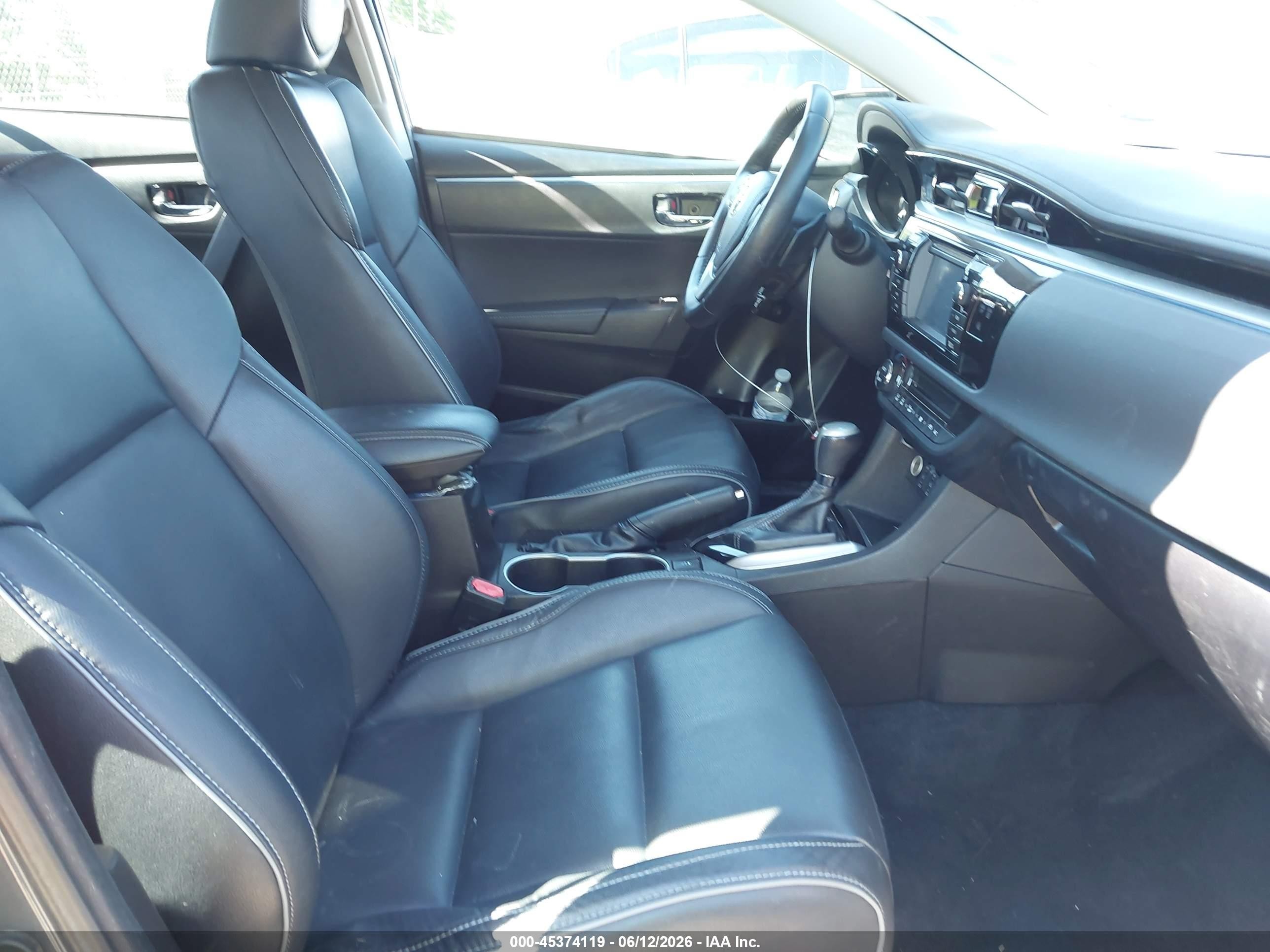 2014 Toyota Corolla S Premium Gray vin: 5YFBURHE6EP116141