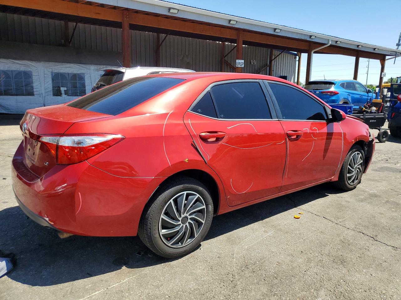 2014 Toyota Corolla Le Темно-бордовый vin: 5YFBURHE6EP132503