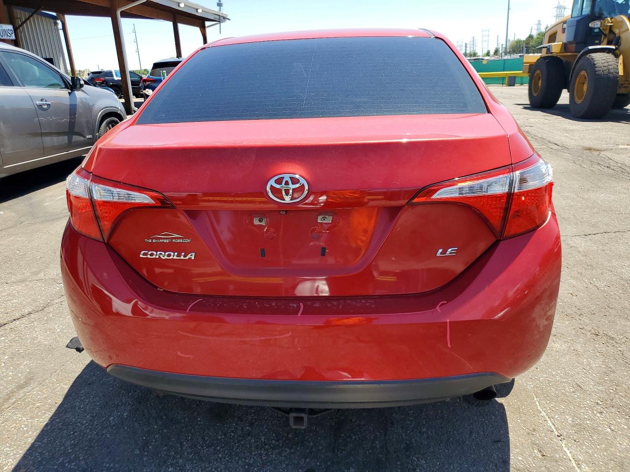 2014 Toyota Corolla Le Темно-бордовый vin: 5YFBURHE6EP132503