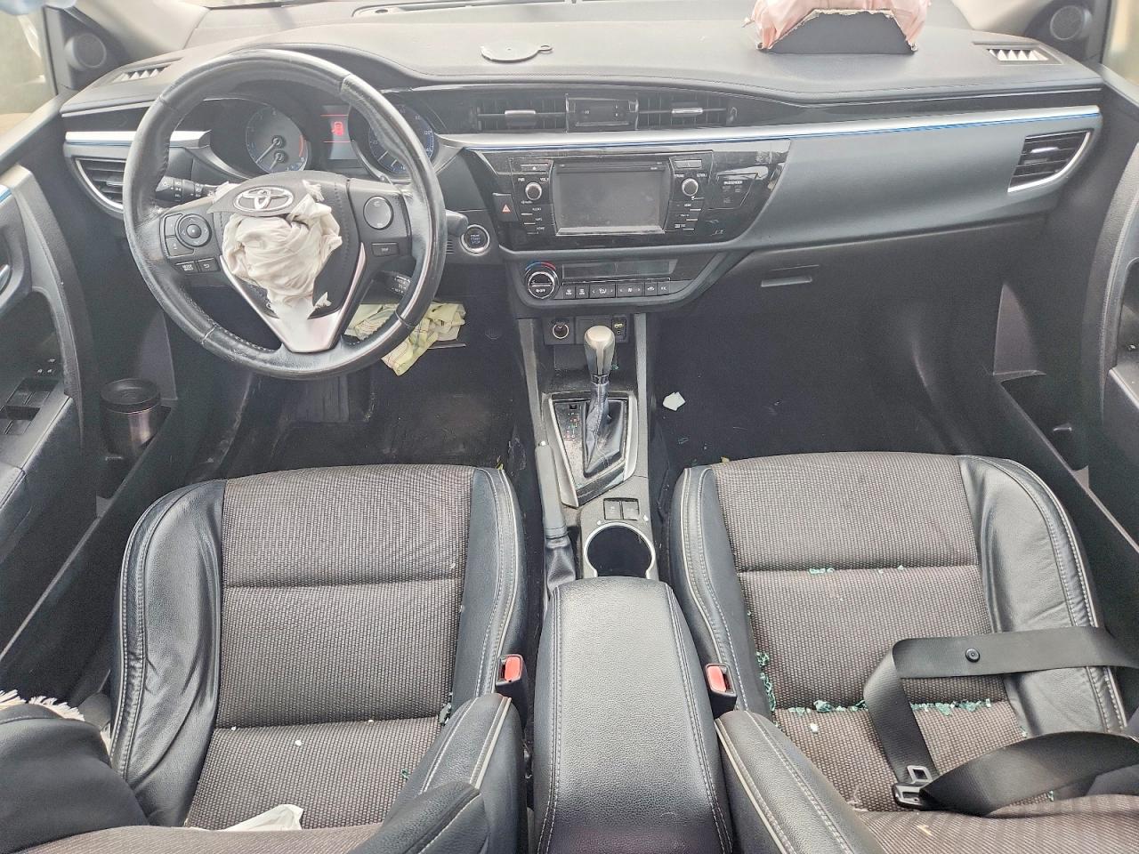 2014 Toyota Corolla S Plus Black vin: 5YFBURHE6EP146675