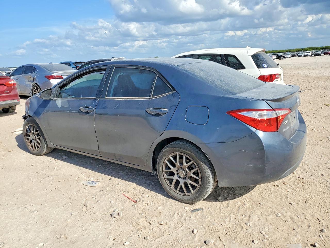 2014 Toyota Corolla S Plus Blue vin: 5YFBURHE6EP152573