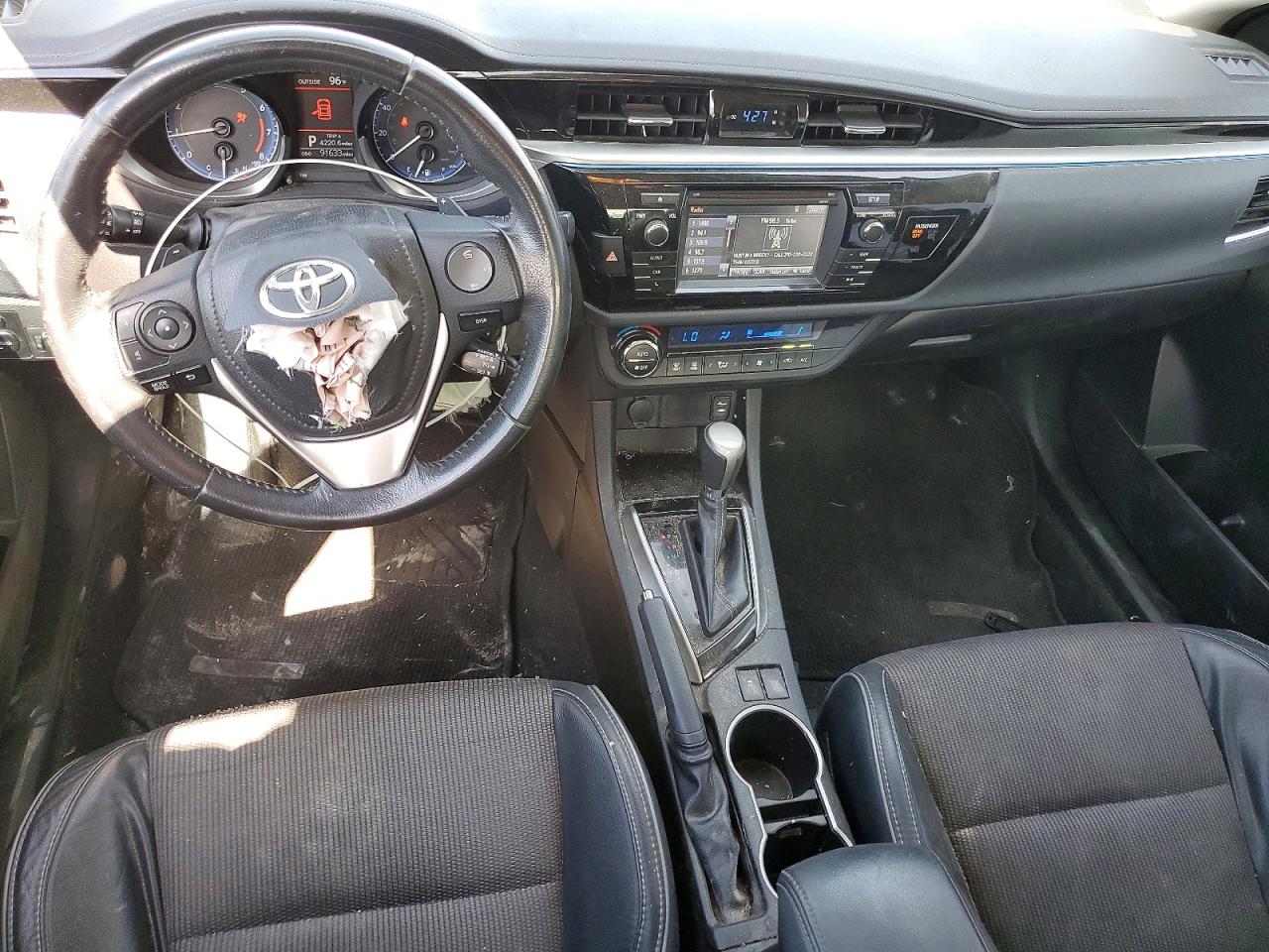 2014 Toyota Corolla S Plus Blue vin: 5YFBURHE6EP152573
