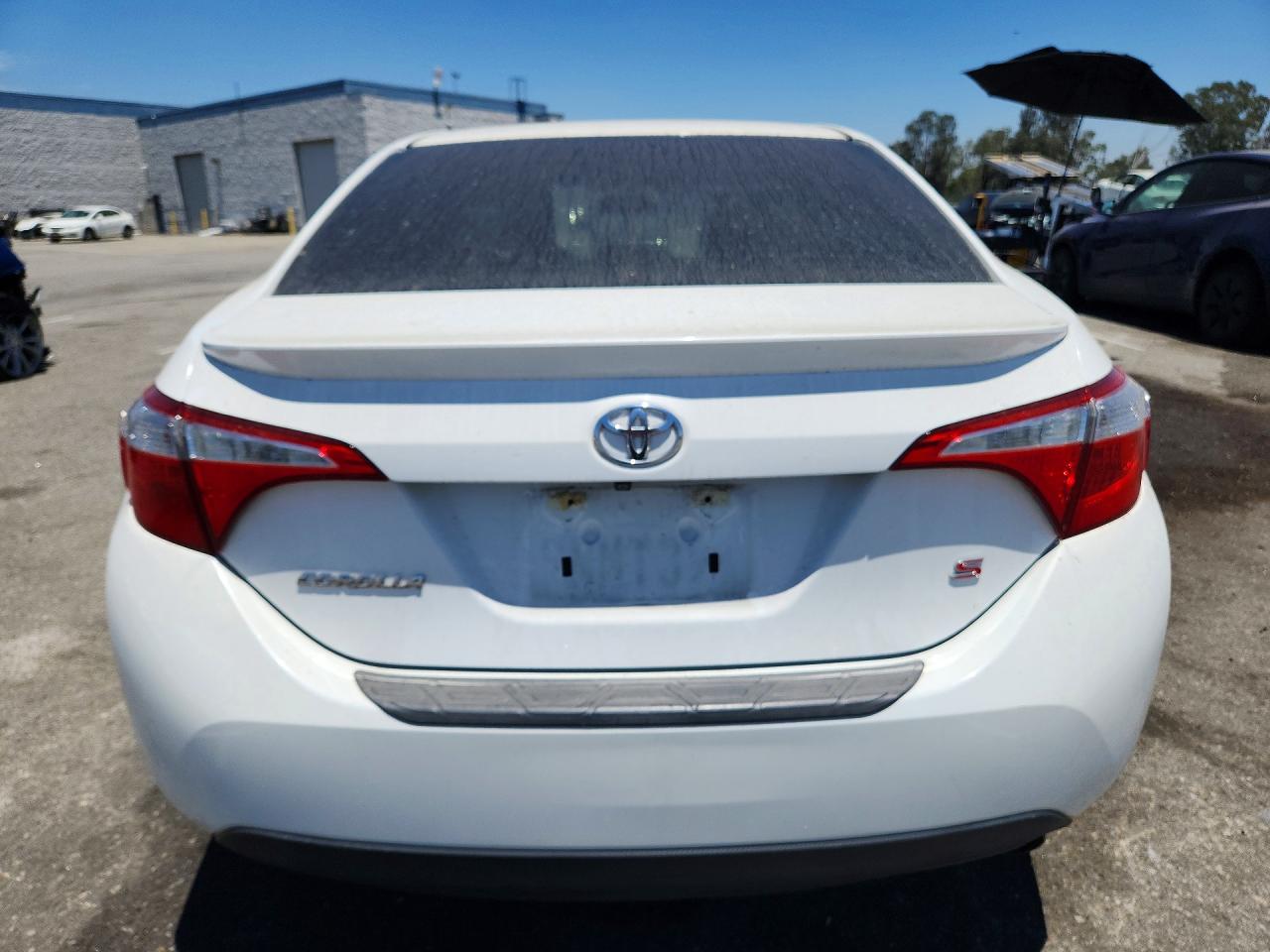 2014 Toyota Corolla S Plus Белый vin: 5YFBURHE6EP156249