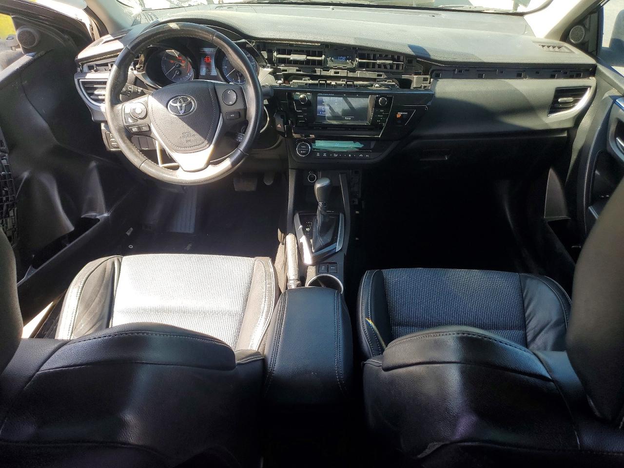 2015 Toyota Corolla S Plus Black vin: 5YFBURHE6FP190807