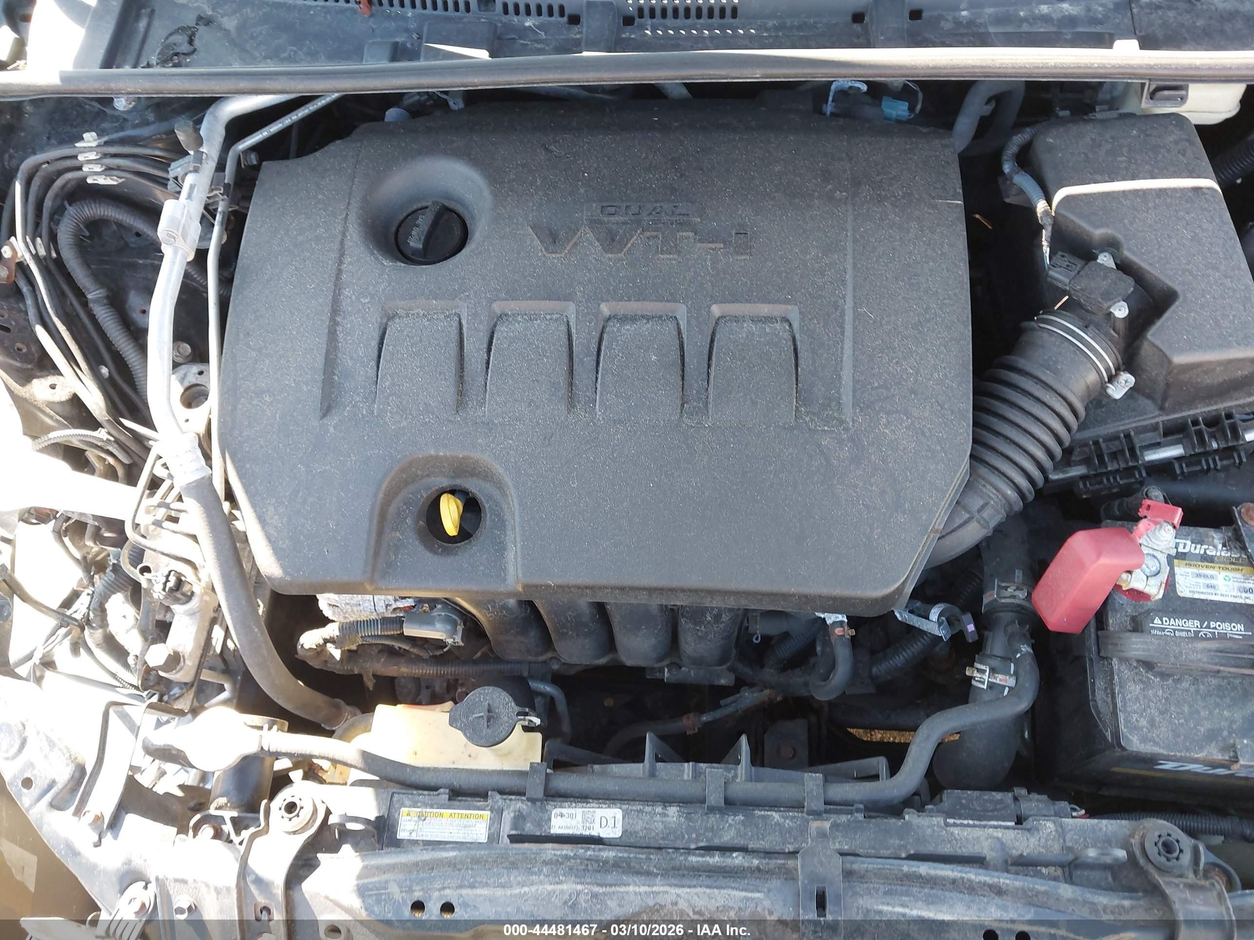 2015 Toyota Corolla L Черный vin: 5YFBURHE6FP198048