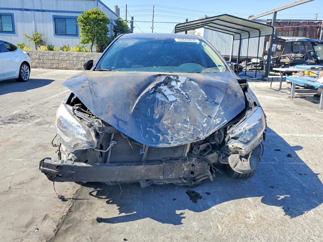 2015 Toyota Corolla Le Plus Gray vin: 5YFBURHE6FP206603