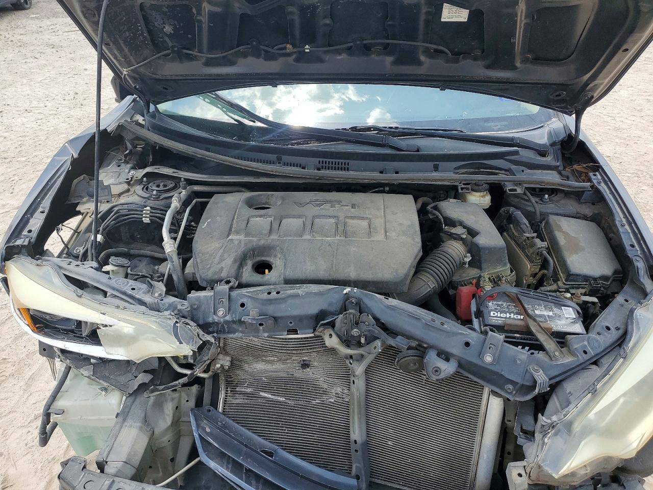 2015 Toyota Corolla Le Черный vin: 5YFBURHE6FP228259