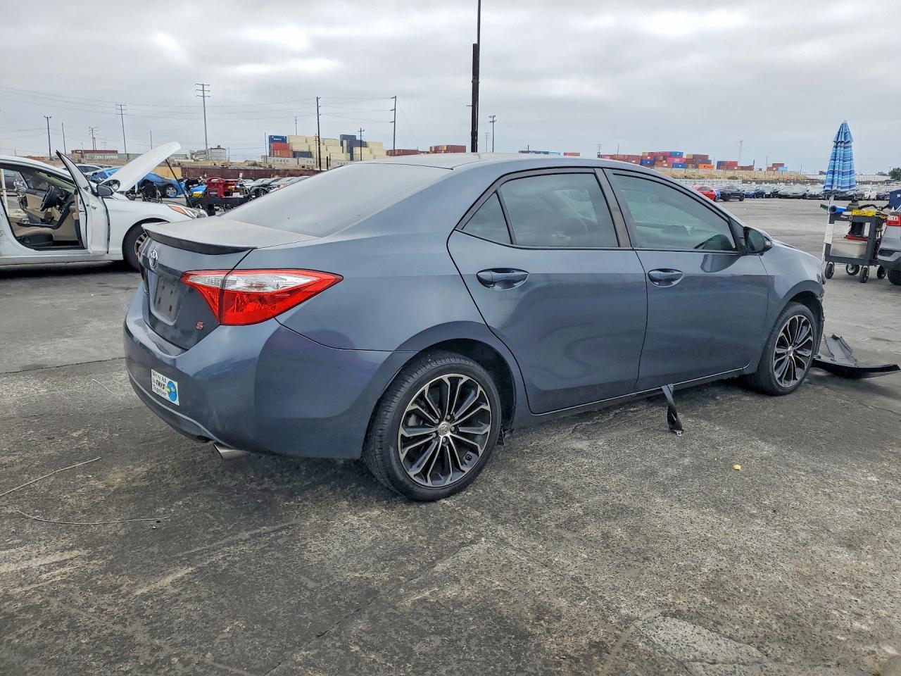 2015 Toyota Corolla S Plus Gray vin: 5YFBURHE6FP237110