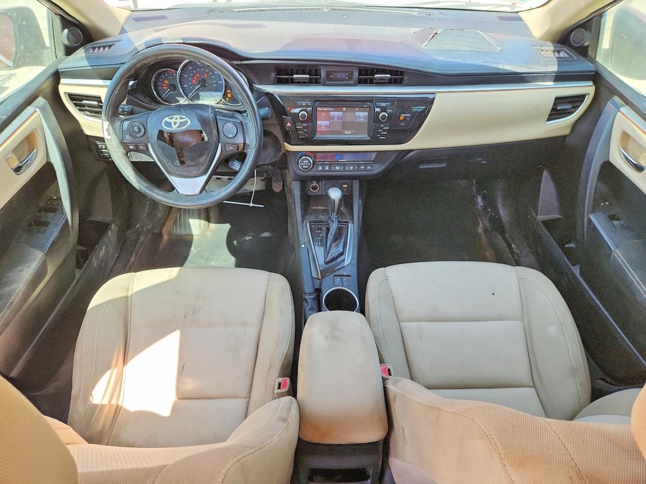 2015 Toyota Corolla Le Red vin: 5YFBURHE6FP258541
