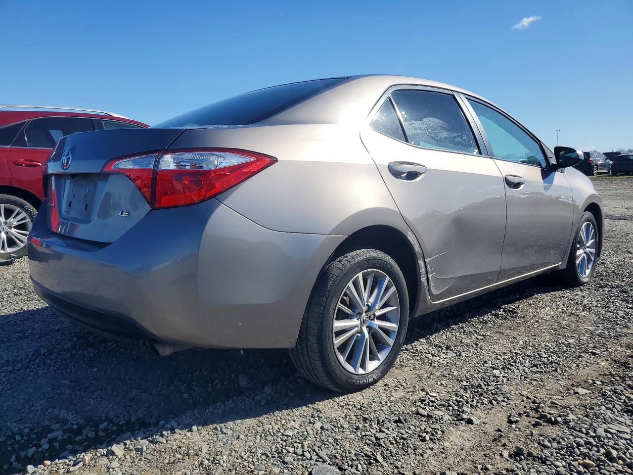 2015 Toyota Corolla Le Plus Gray vin: 5YFBURHE6FP261066