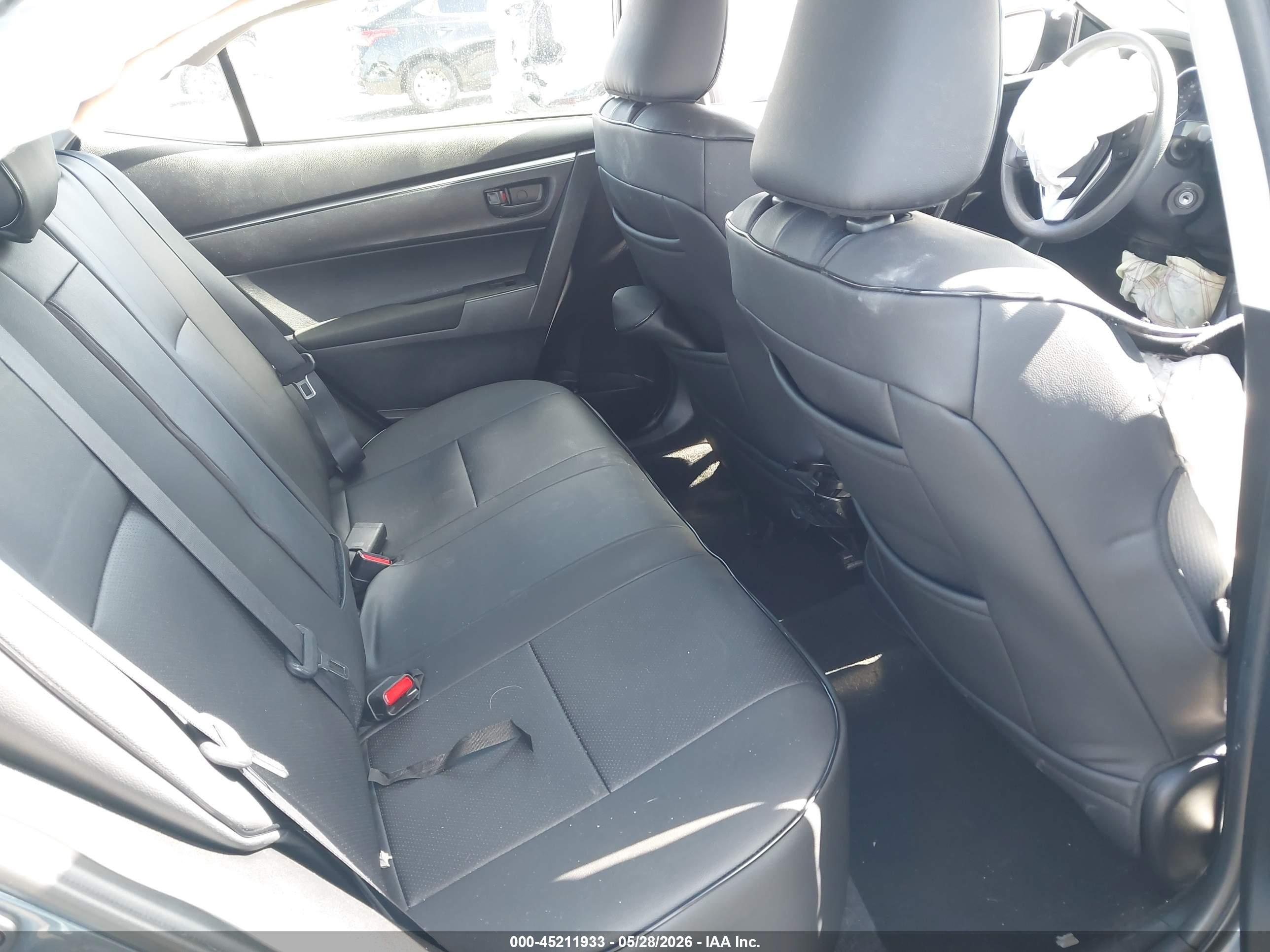 2015 Toyota Corolla L Gray vin: 5YFBURHE6FP295136