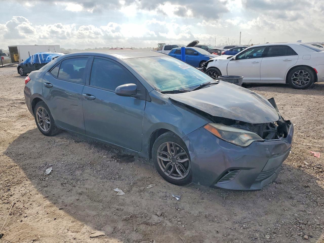 2015 Toyota Corolla Le Бирюзовый vin: 5YFBURHE6FP306586