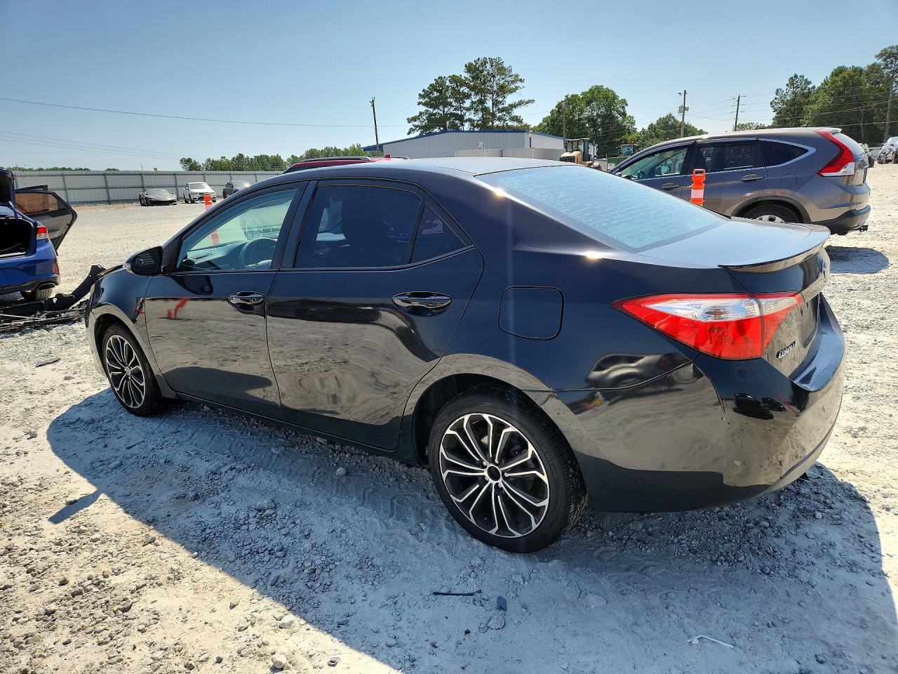 2015 Toyota Corolla S Plus Black vin: 5YFBURHE6FP309455