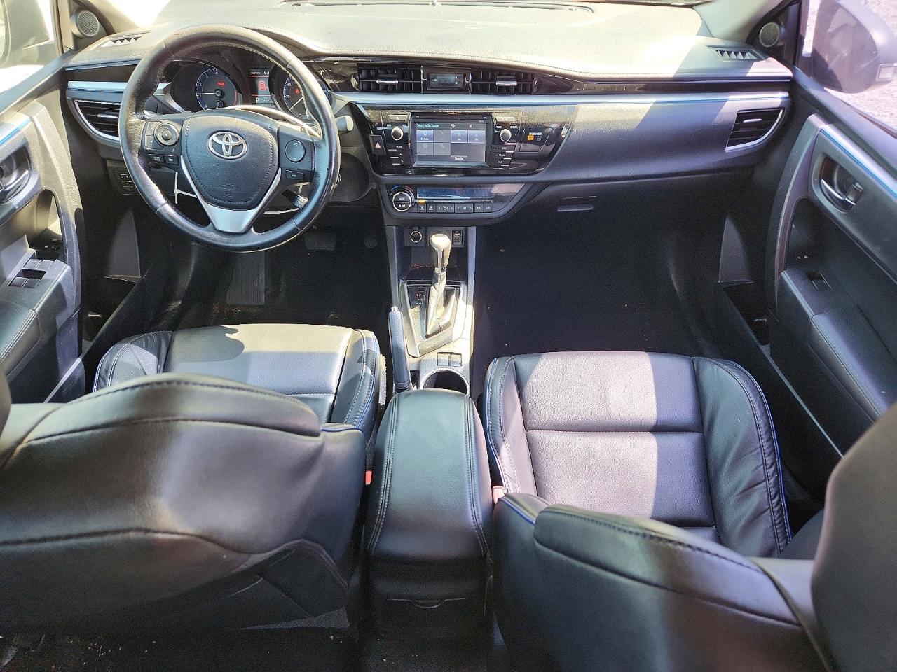 2015 Toyota Corolla S Plus Black vin: 5YFBURHE6FP309455
