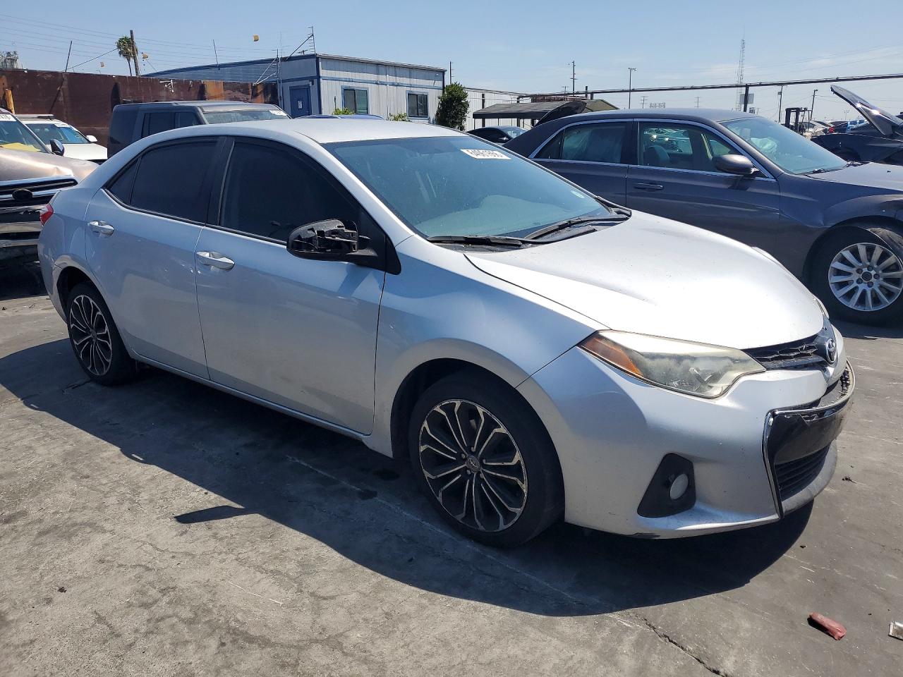 2015 Toyota Corolla S Plus Silver vin: 5YFBURHE6FP348403