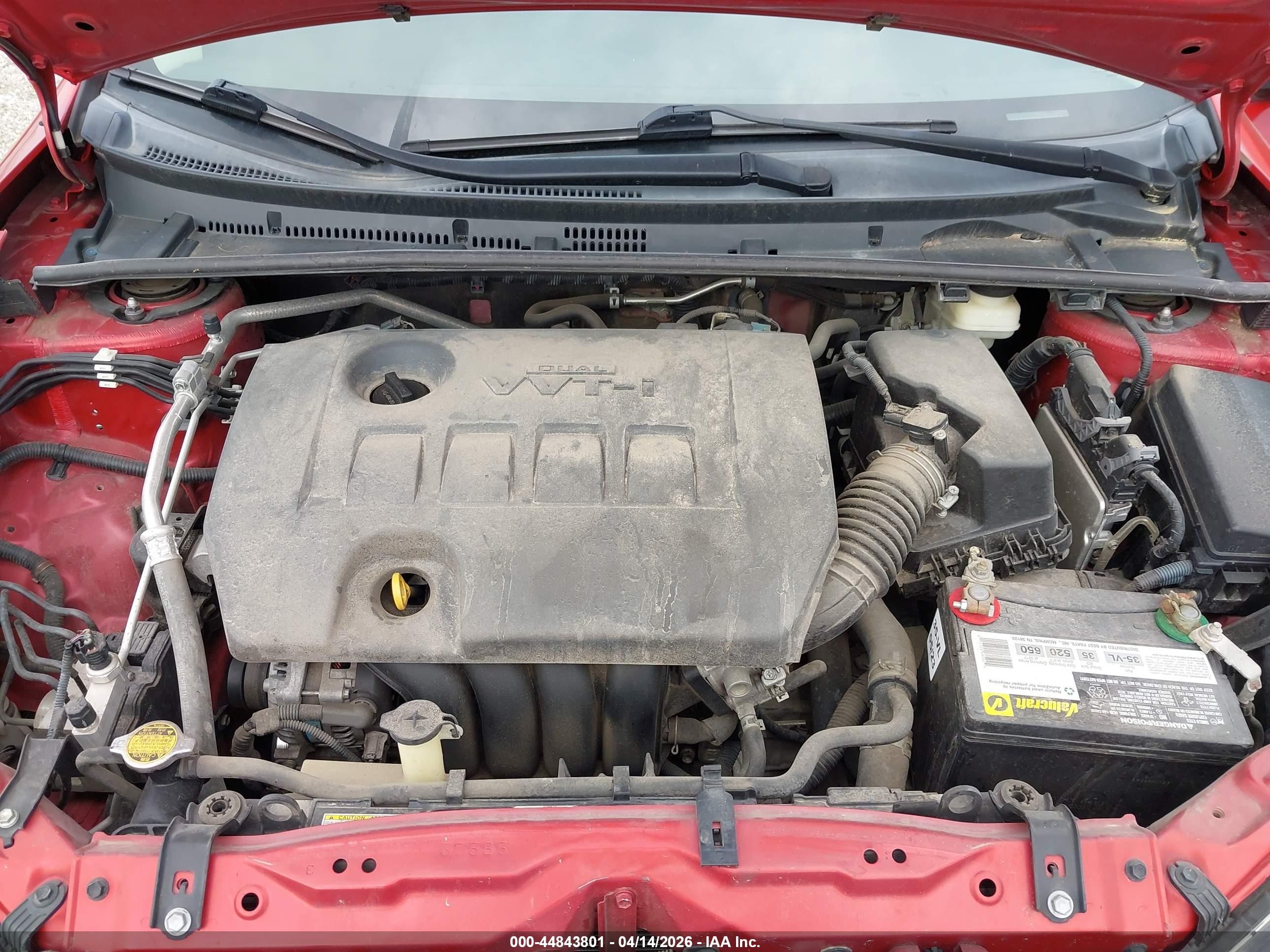 2016 Toyota Corolla Le Red vin: 5YFBURHE6GP412876