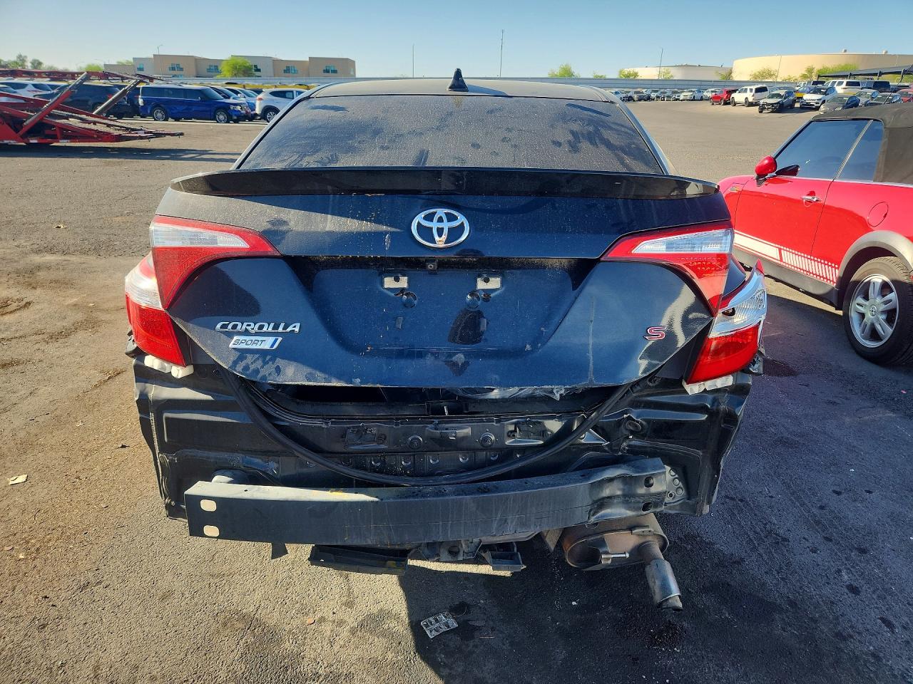 2016 Toyota Corolla S Plus Черный vin: 5YFBURHE6GP564236