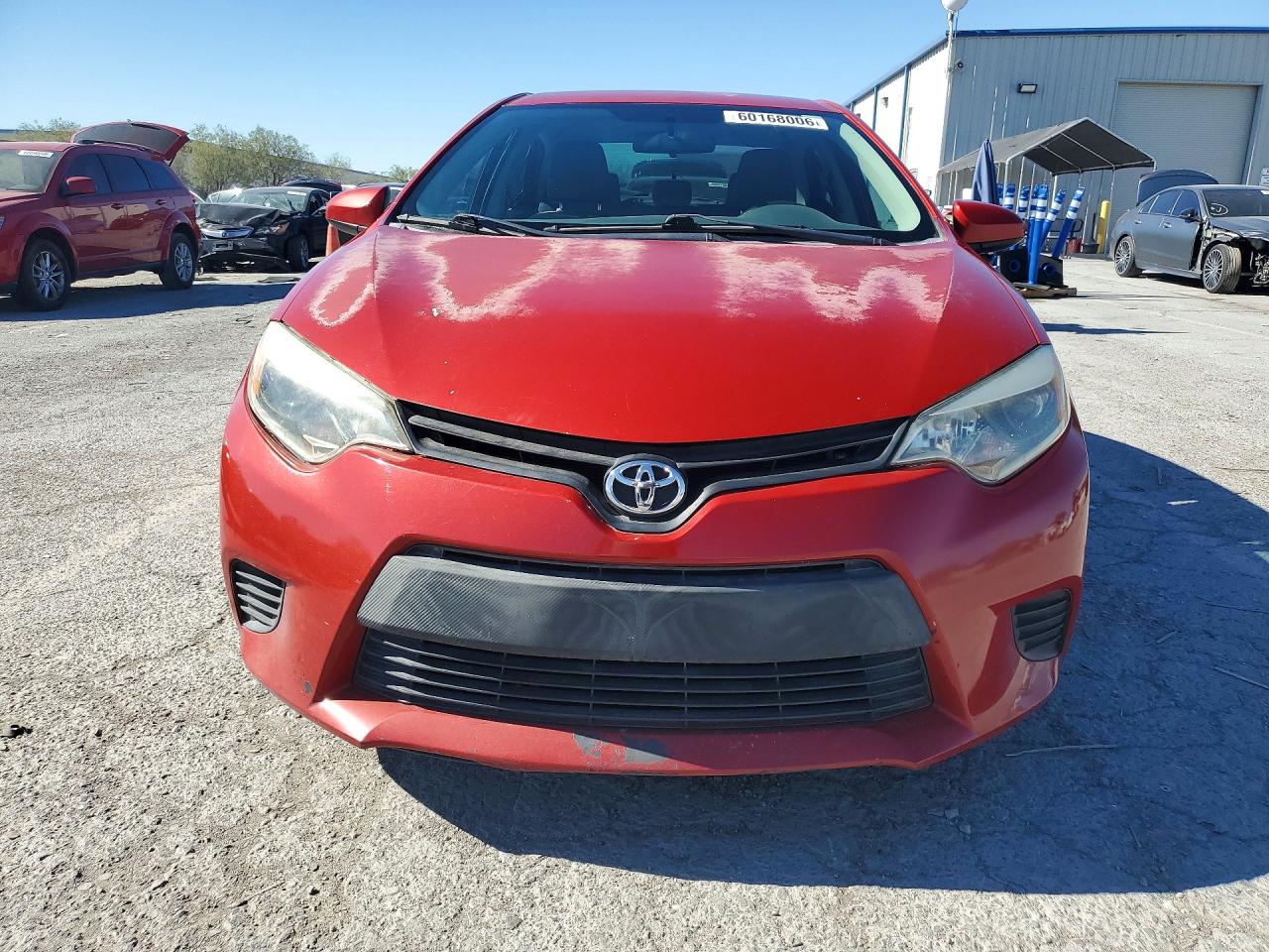2014 Toyota Corolla Le Red vin: 5YFBURHE7EP030479