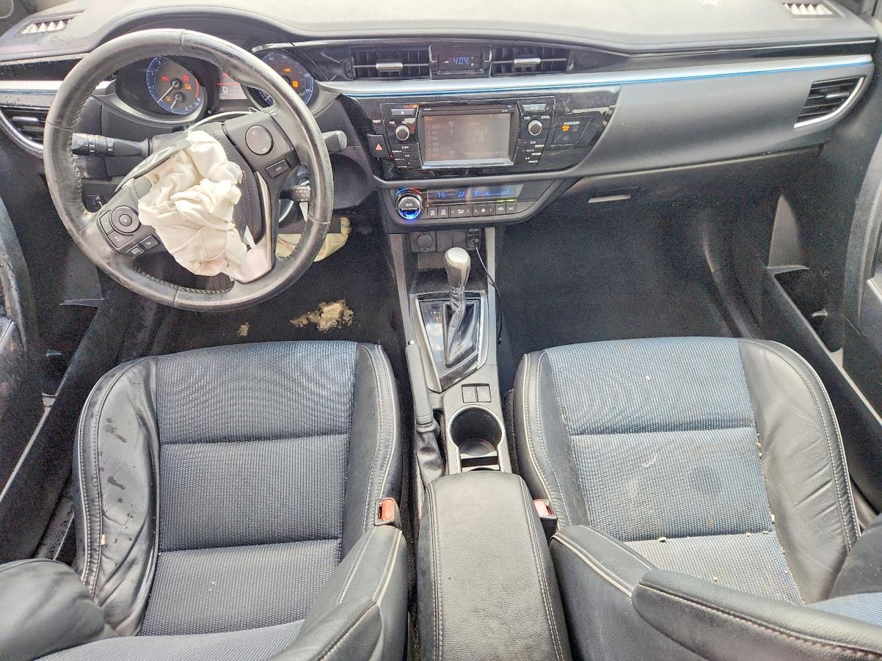 2014 Toyota Corolla S Plus Black vin: 5YFBURHE7EP034998