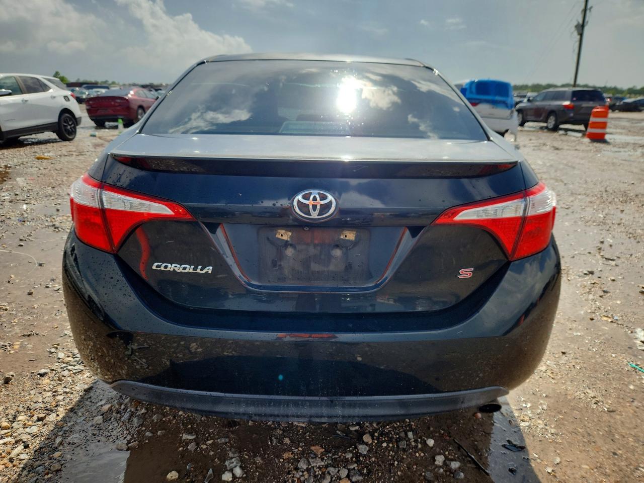 2014 Toyota Corolla S Plus Black vin: 5YFBURHE7EP034998