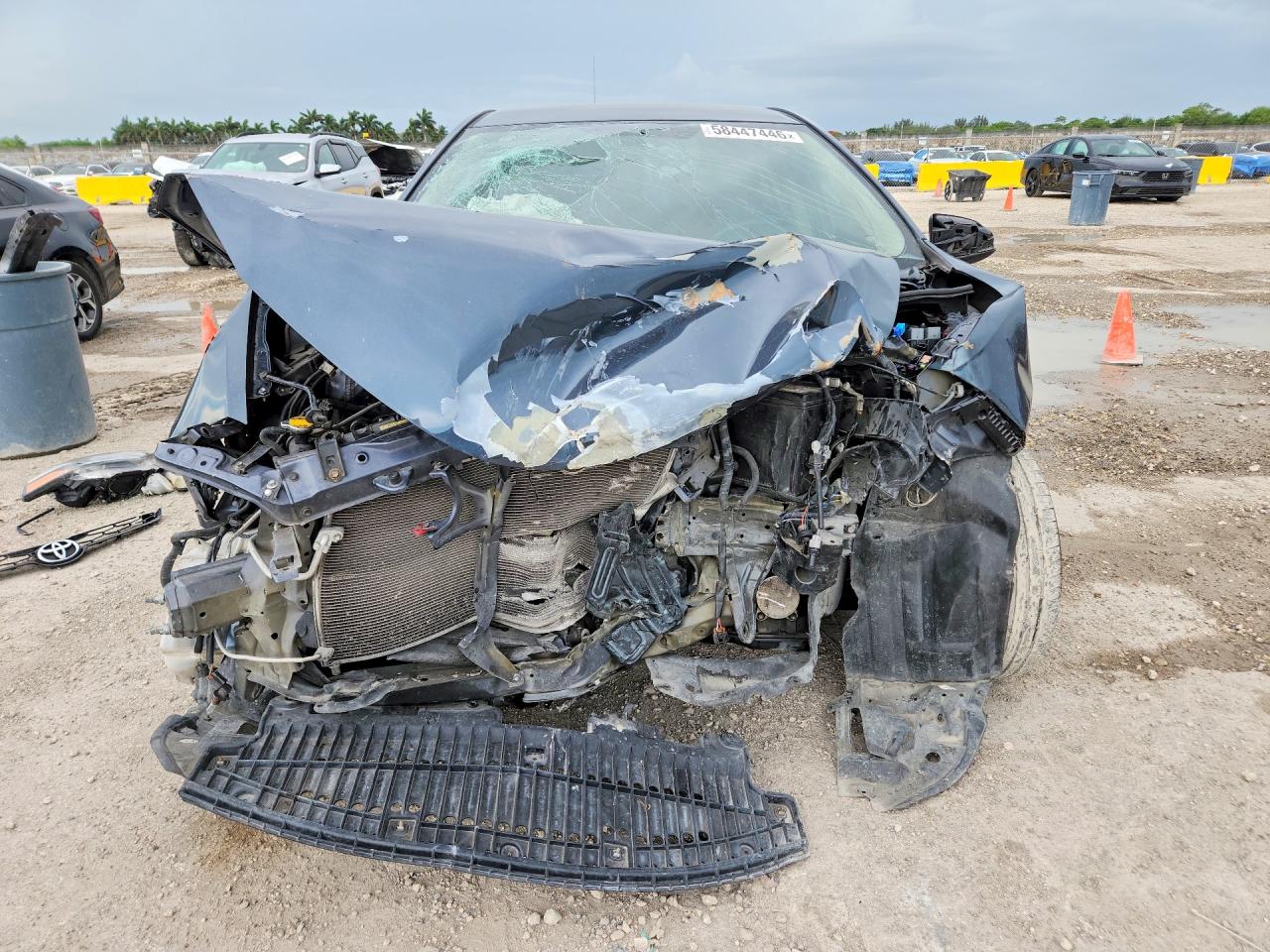 2014 Toyota Corolla Le Серый vin: 5YFBURHE7EP036217