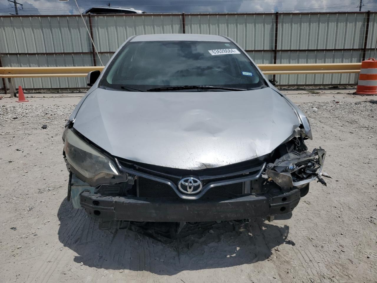 2014 Toyota Corolla L Silver vin: 5YFBURHE7EP058749