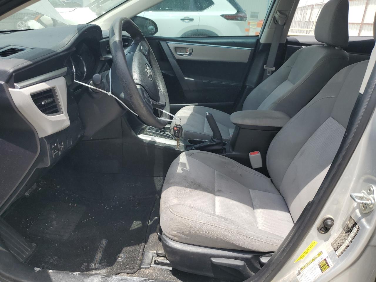 2014 Toyota Corolla L Silver vin: 5YFBURHE7EP058749
