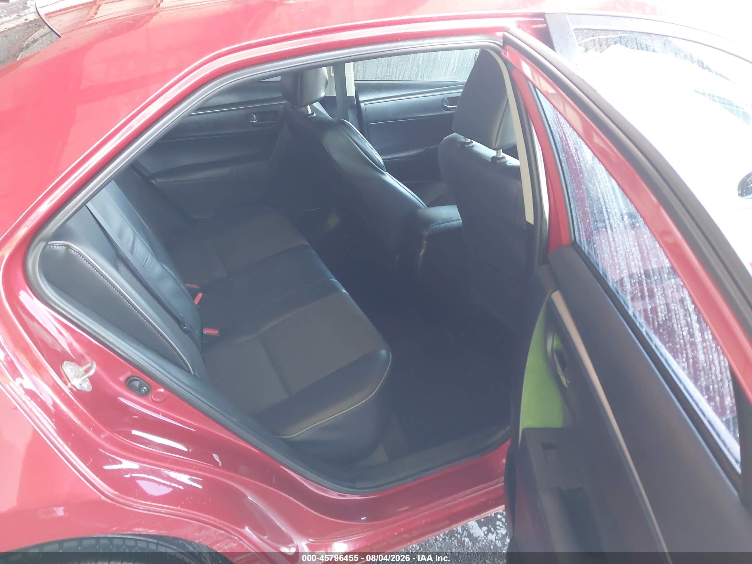 2014 Toyota Corolla S Plus Red vin: 5YFBURHE7EP079309