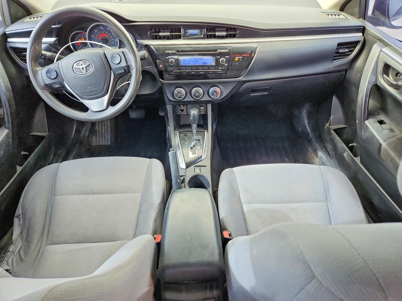2014 Toyota Corolla L Белый vin: 5YFBURHE7EP088625