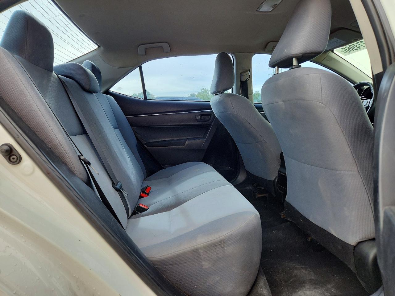 2014 Toyota Corolla L Белый vin: 5YFBURHE7EP088625
