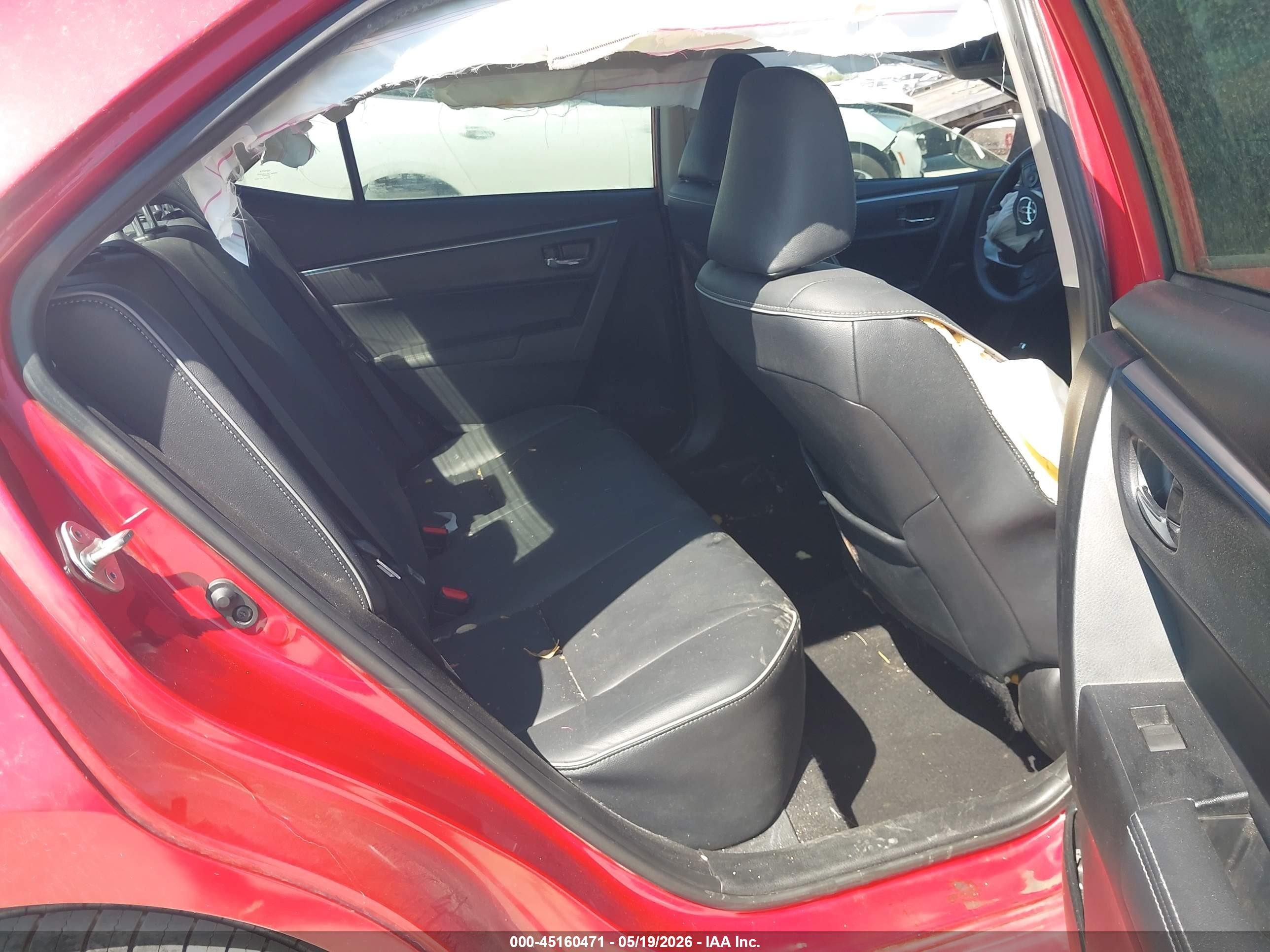 2014 Toyota Corolla Le Premium Красный vin: 5YFBURHE7EP096904