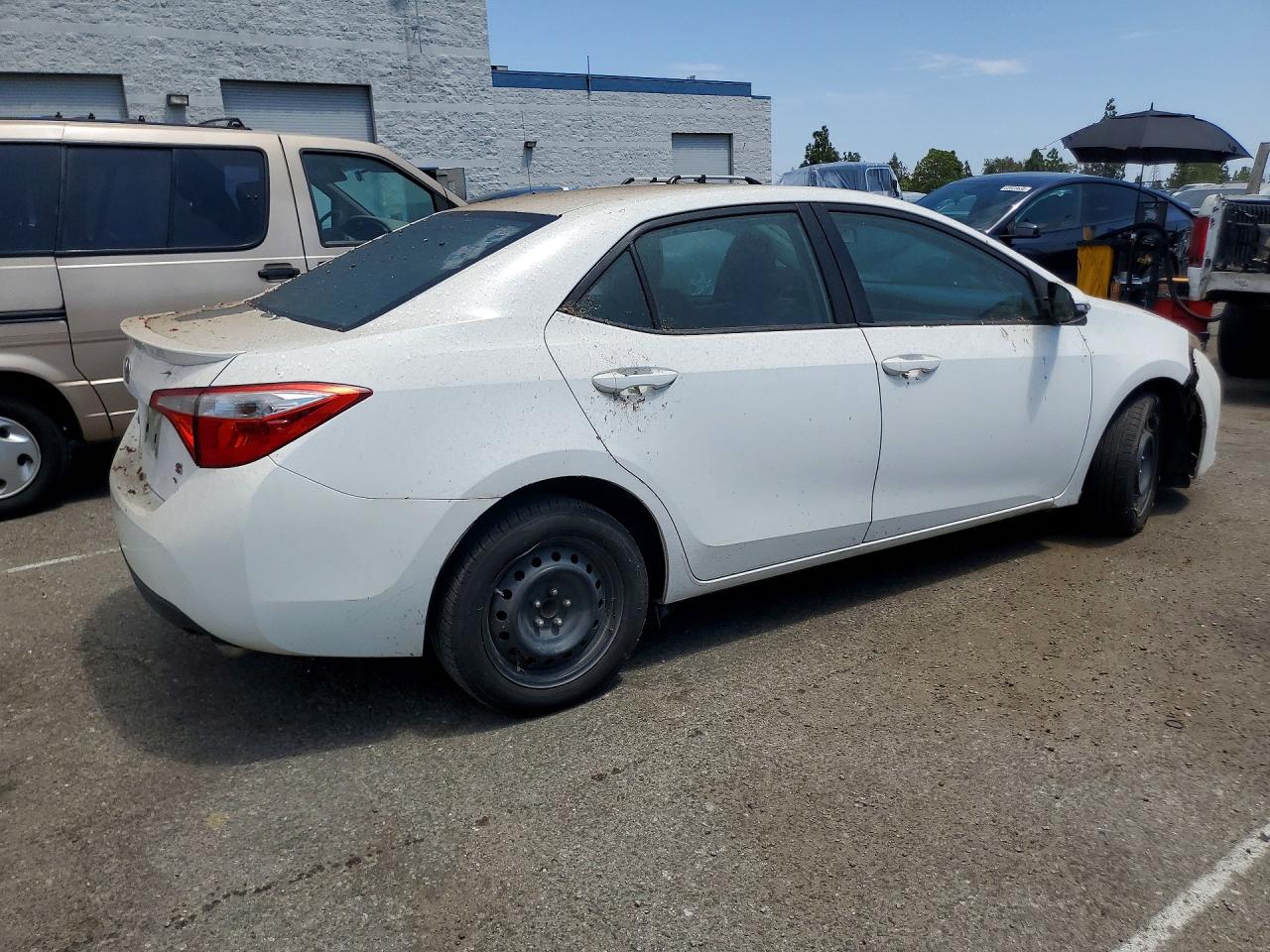 2014 Toyota Corolla S White vin: 5YFBURHE7EP103589