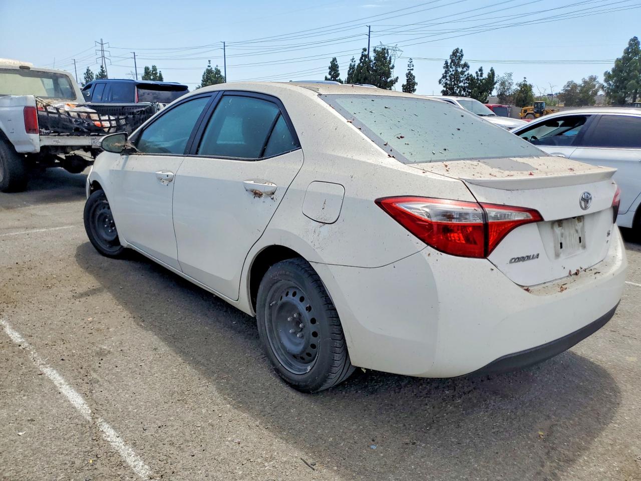 2014 Toyota Corolla S White vin: 5YFBURHE7EP103589