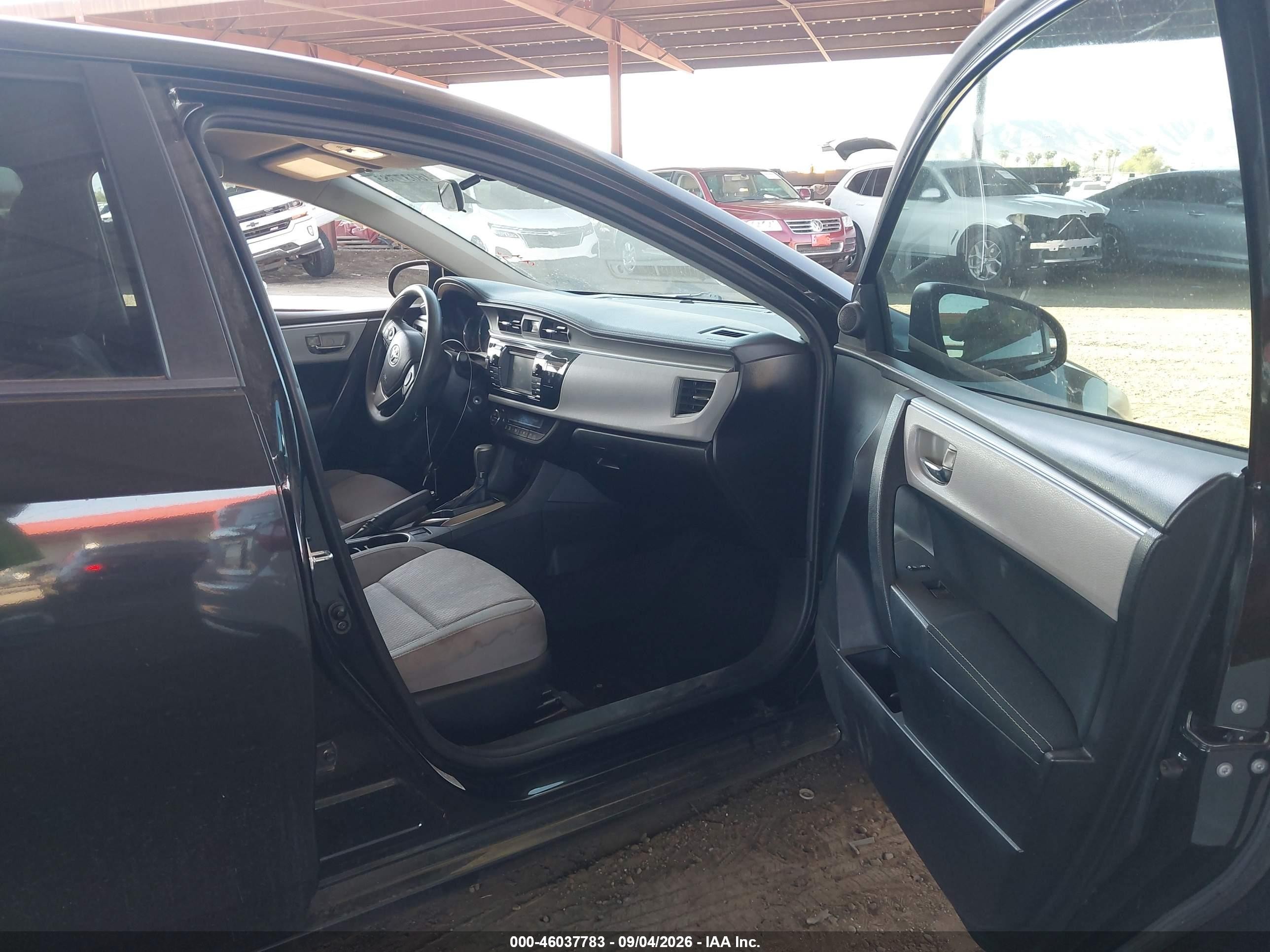 2014 Toyota Corolla Le Черный vin: 5YFBURHE7EP118268