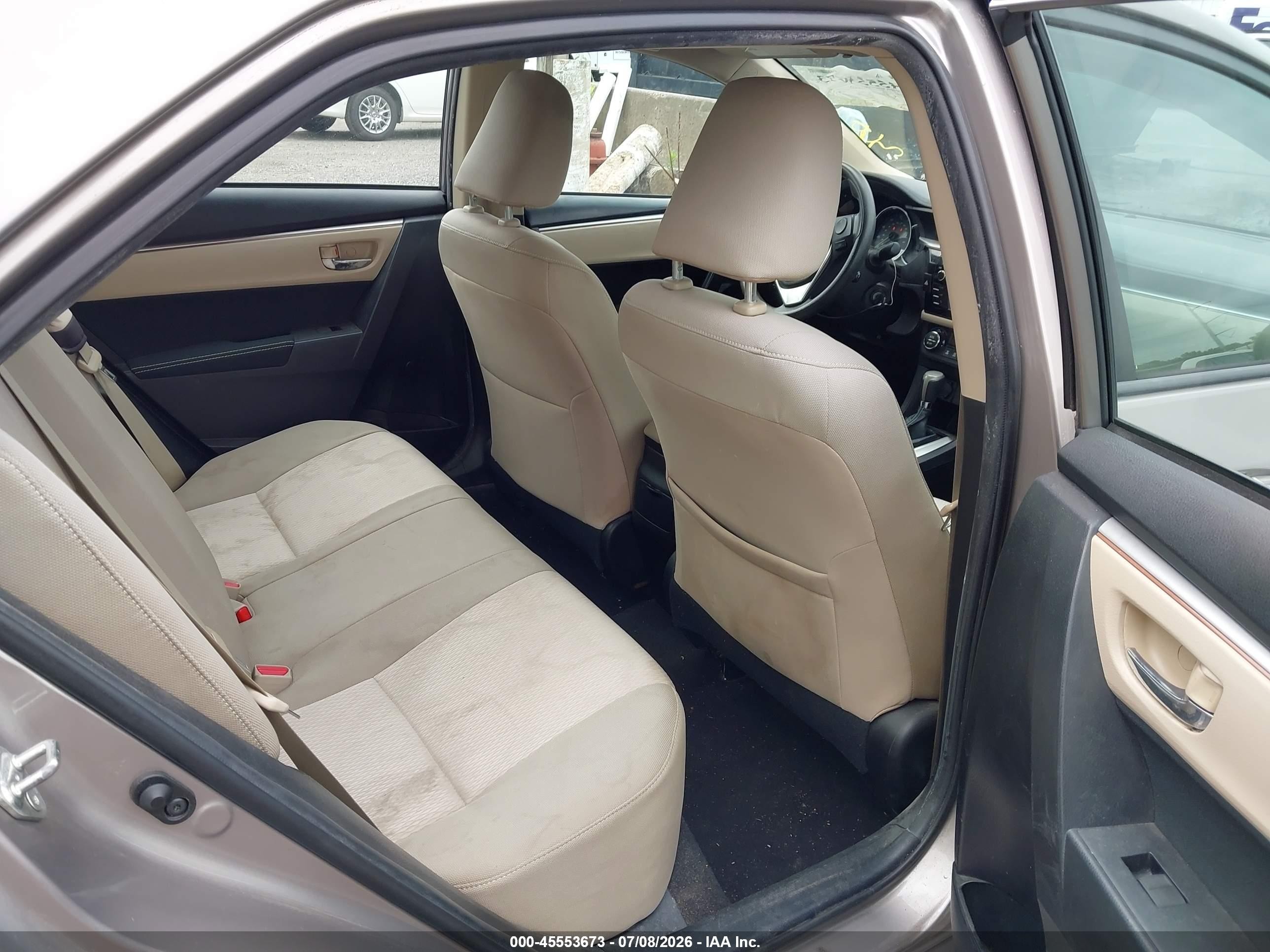 2014 Toyota Corolla Le Champagne vin: 5YFBURHE7EP127178