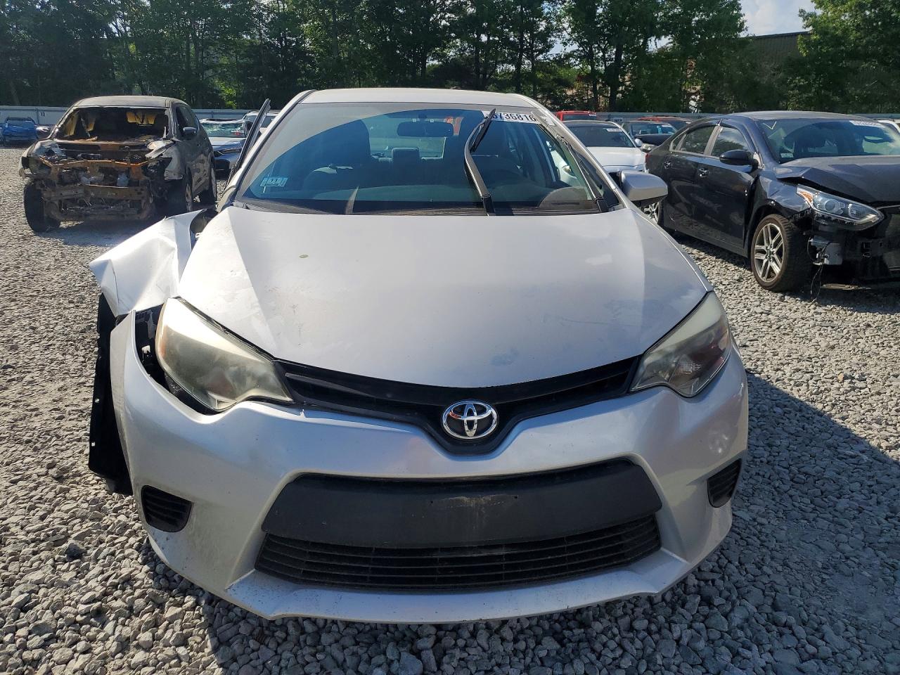 2014 Toyota Corolla Le Silver vin: 5YFBURHE7EP135331