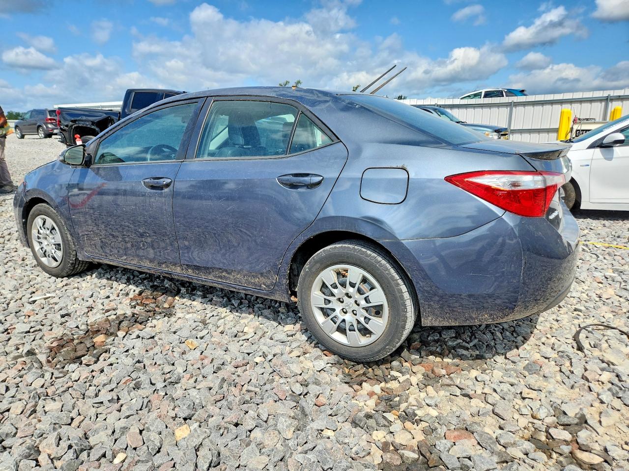 2014 Toyota Corolla S Gray vin: 5YFBURHE7EP137029