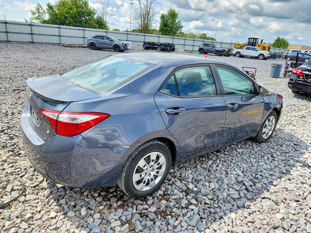 2014 Toyota Corolla S Gray vin: 5YFBURHE7EP137029
