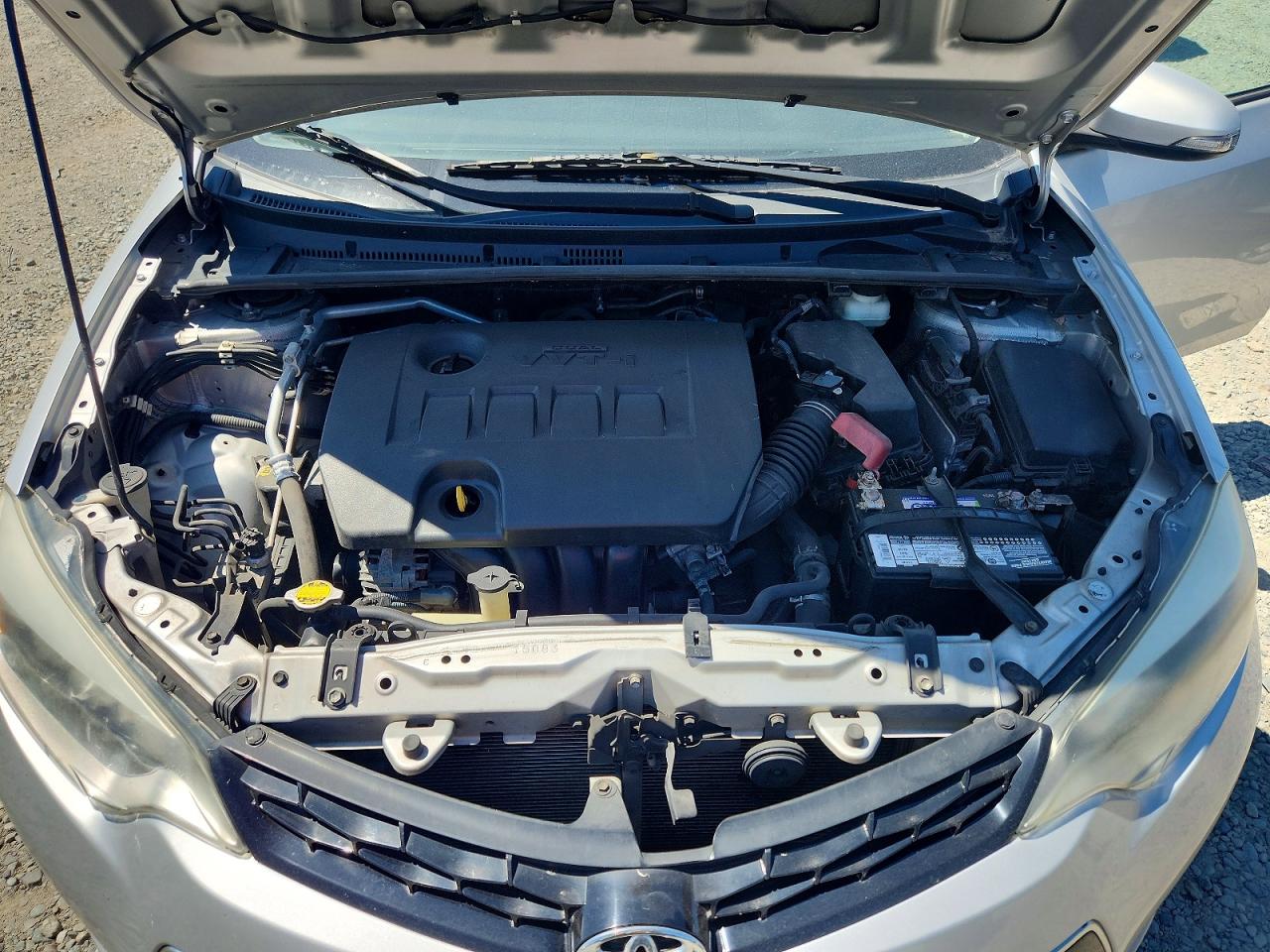 2014 Toyota Corolla S Plus Silver vin: 5YFBURHE7EP140643