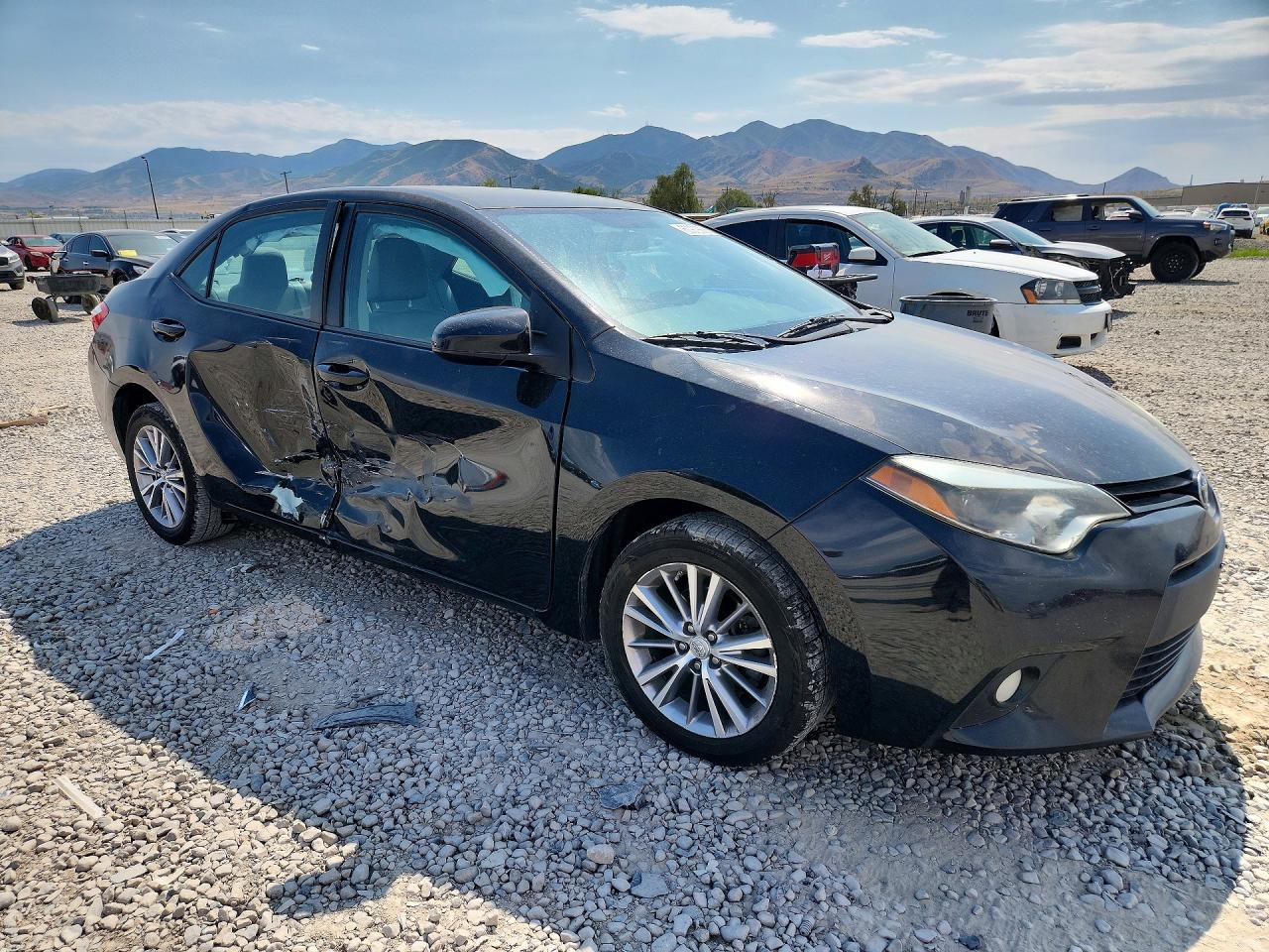 2014 Toyota Corolla Le Plus Gray vin: 5YFBURHE7EP159970
