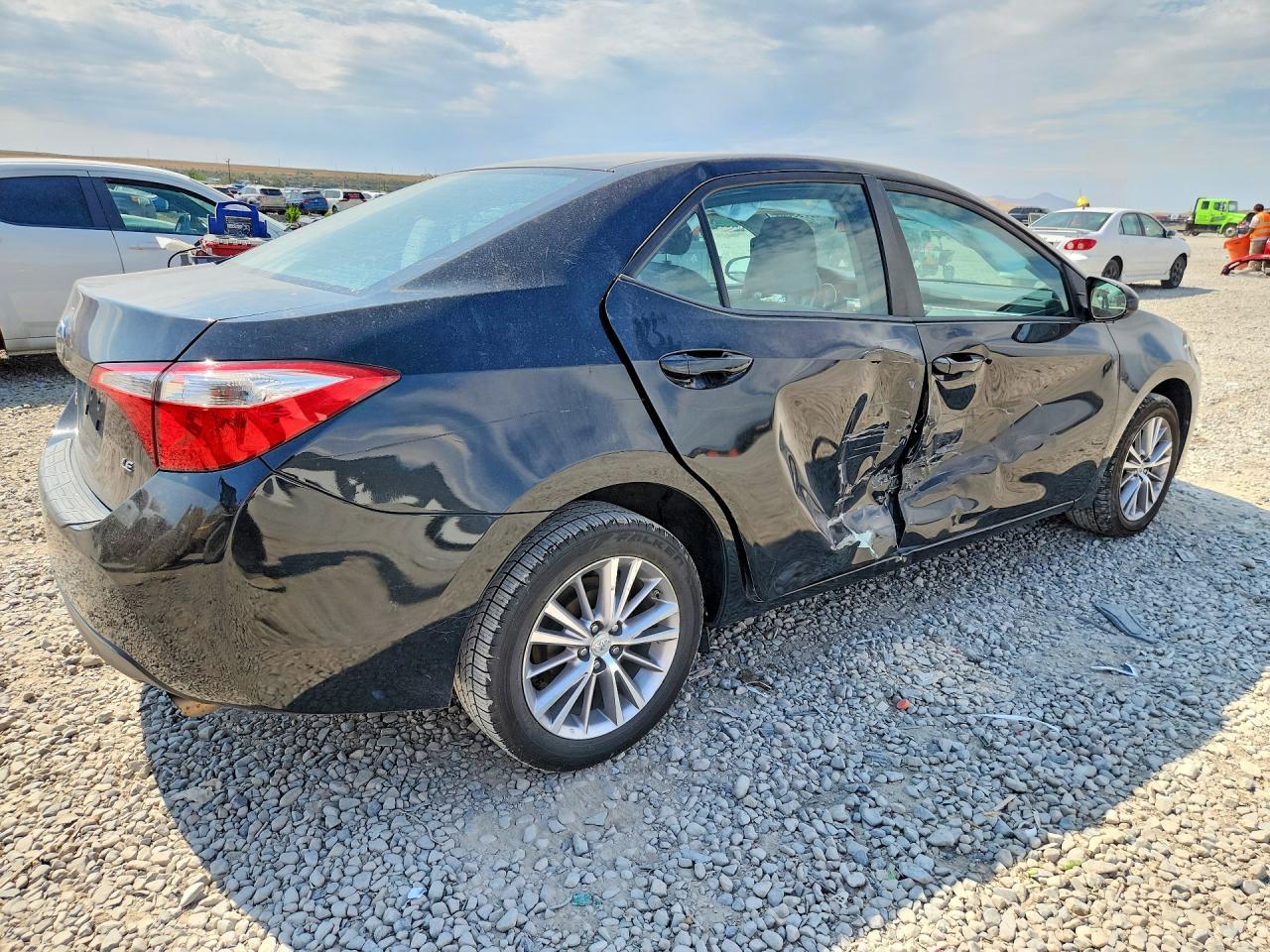 2014 Toyota Corolla Le Plus Gray vin: 5YFBURHE7EP159970