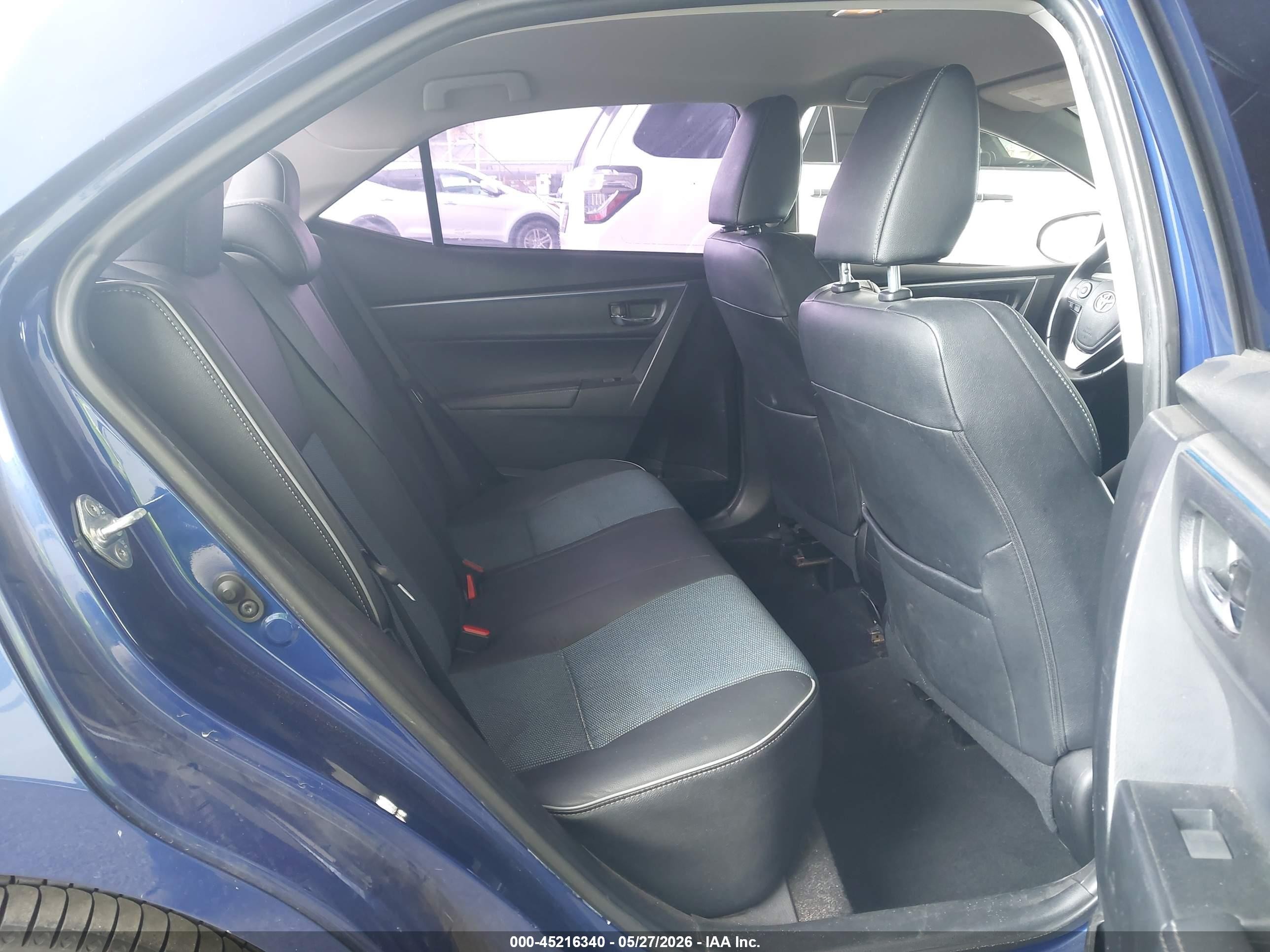 2014 Toyota Corolla S Plus Blue vin: 5YFBURHE7EP162223