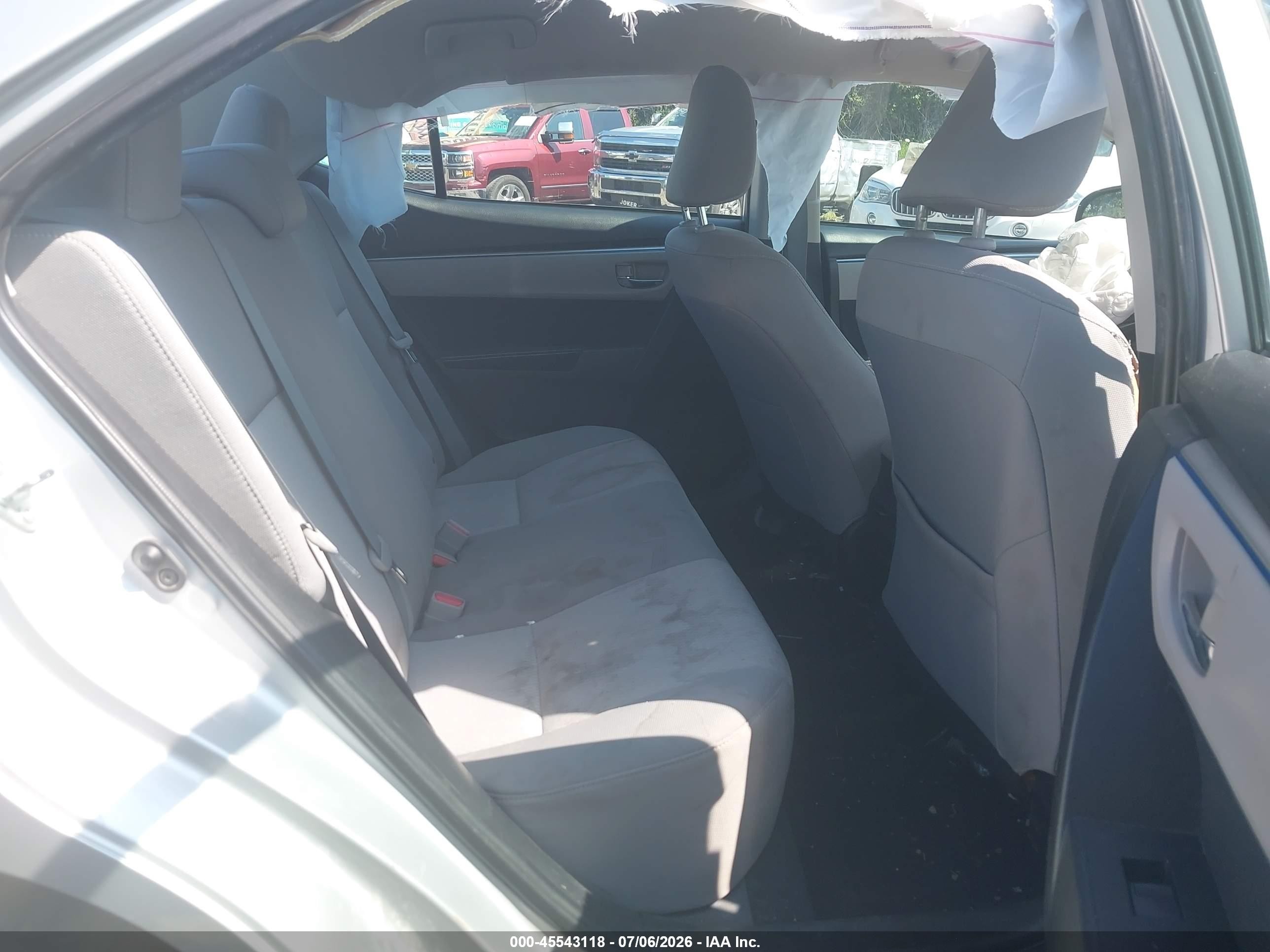 2014 Toyota Corolla Le Silver vin: 5YFBURHE7EP170256