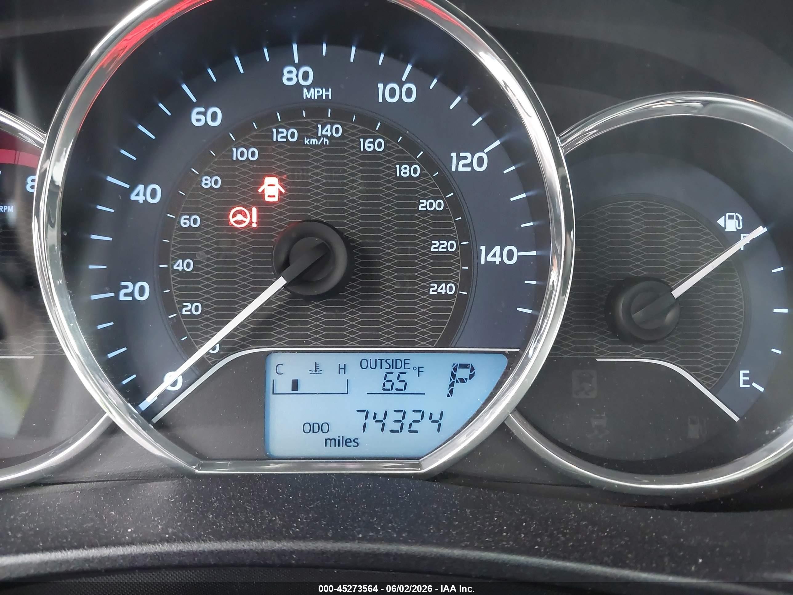 2015 Toyota Corolla L Gray vin: 5YFBURHE7FP196549