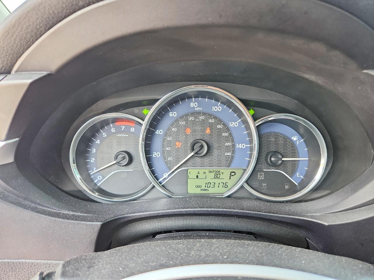 2015 Toyota Corolla Le Синий vin: 5YFBURHE7FP196793