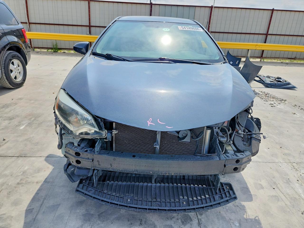2015 Toyota Corolla Le Синий vin: 5YFBURHE7FP196793