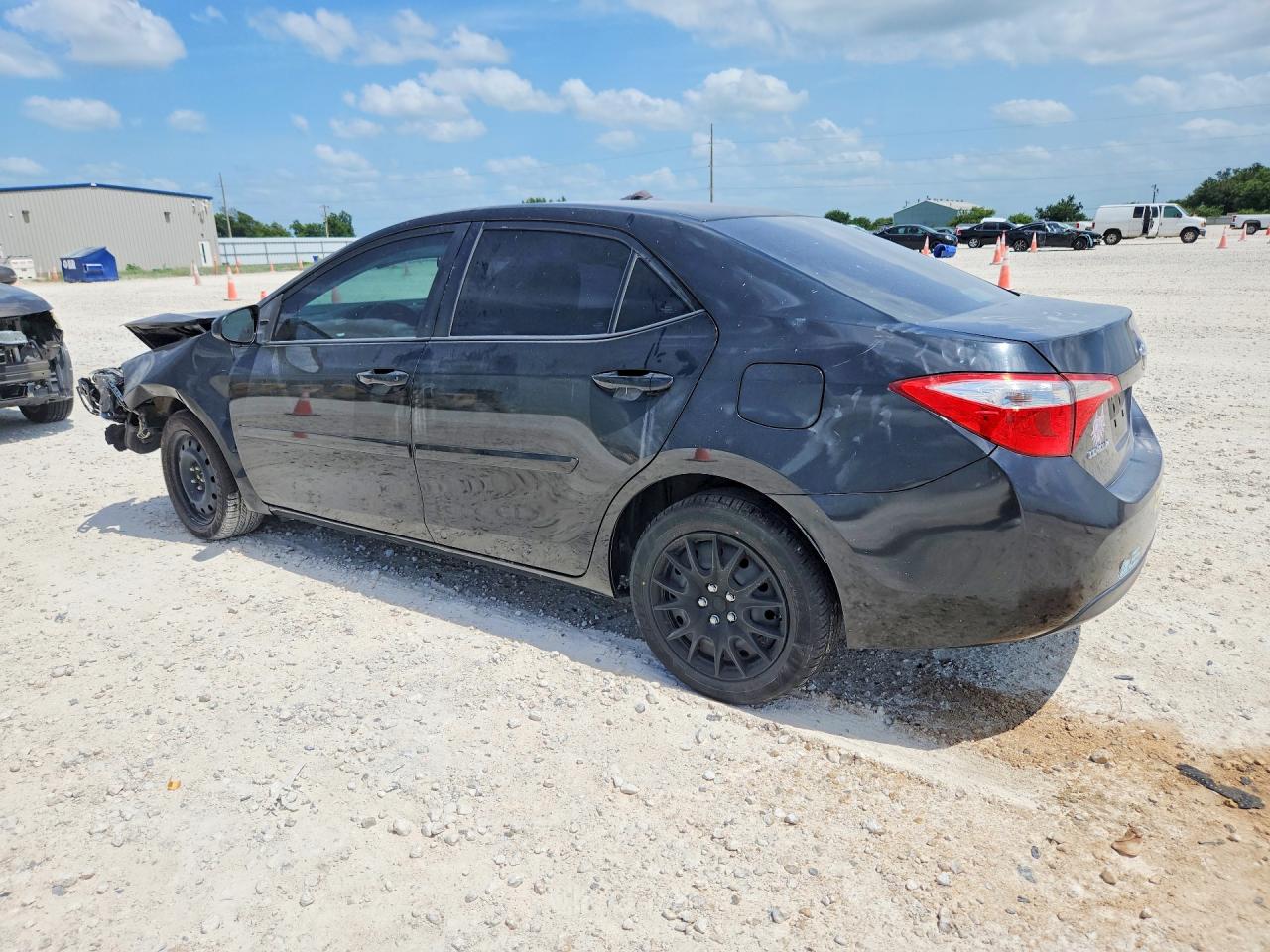 2015 Toyota Corolla Le Gray vin: 5YFBURHE7FP199287