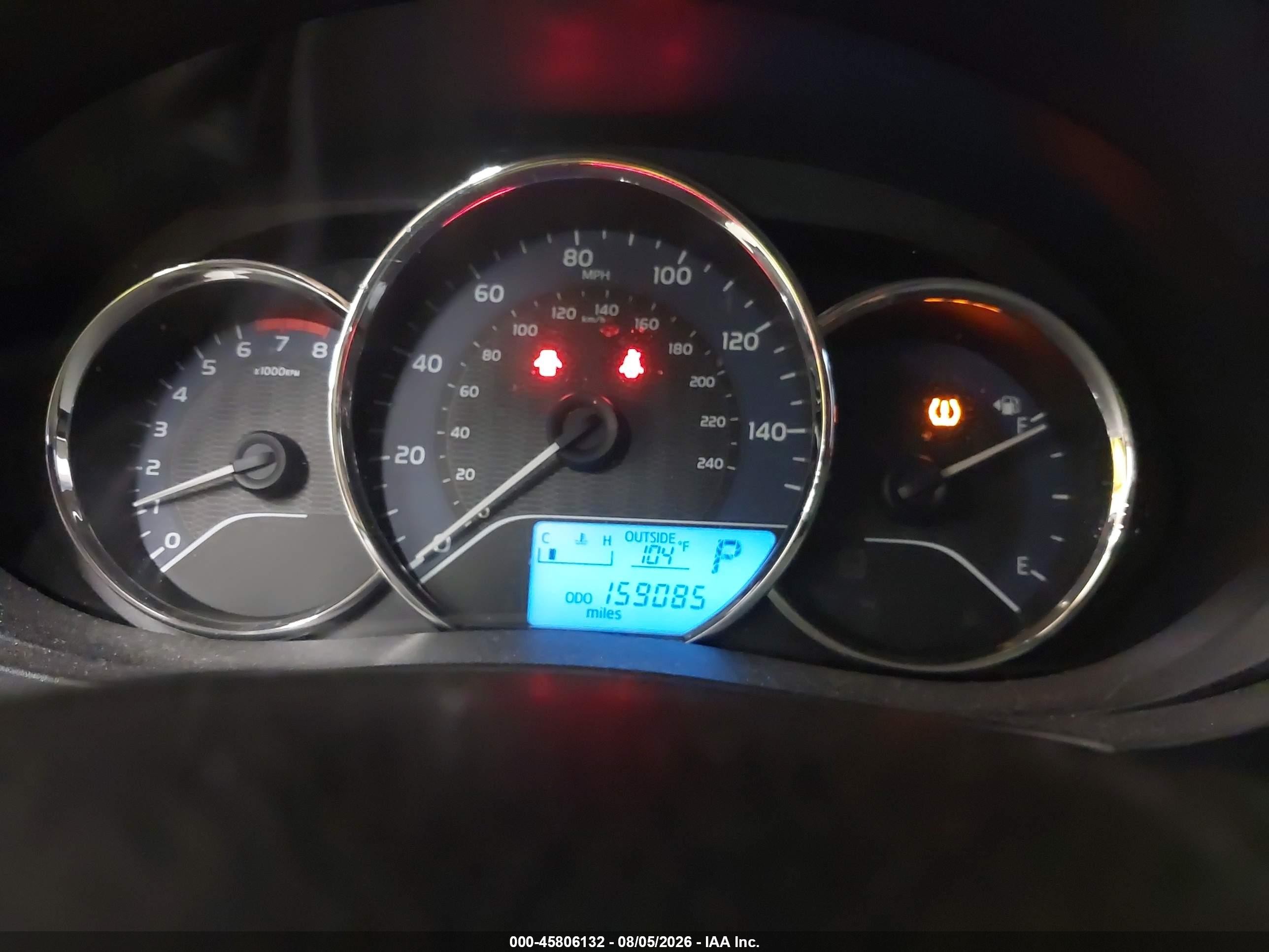 2015 Toyota Corolla Le Серебряный vin: 5YFBURHE7FP214628